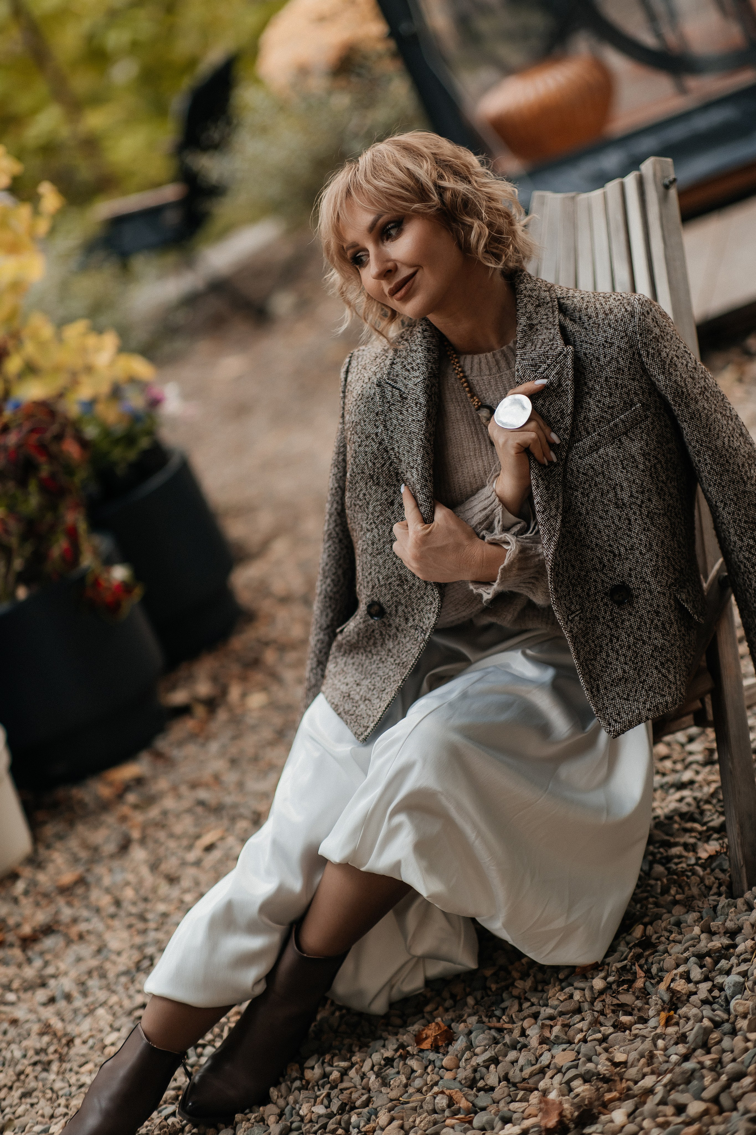 Маша и осень