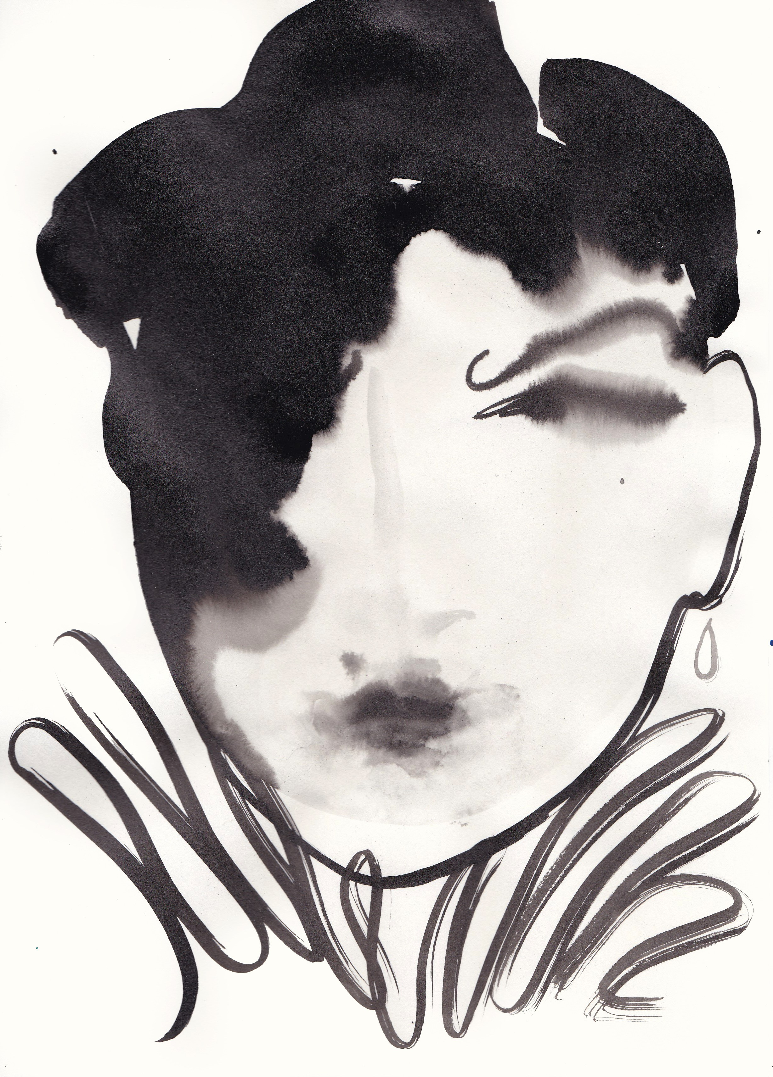 Ink Drawings. Portfolio Birdcrush