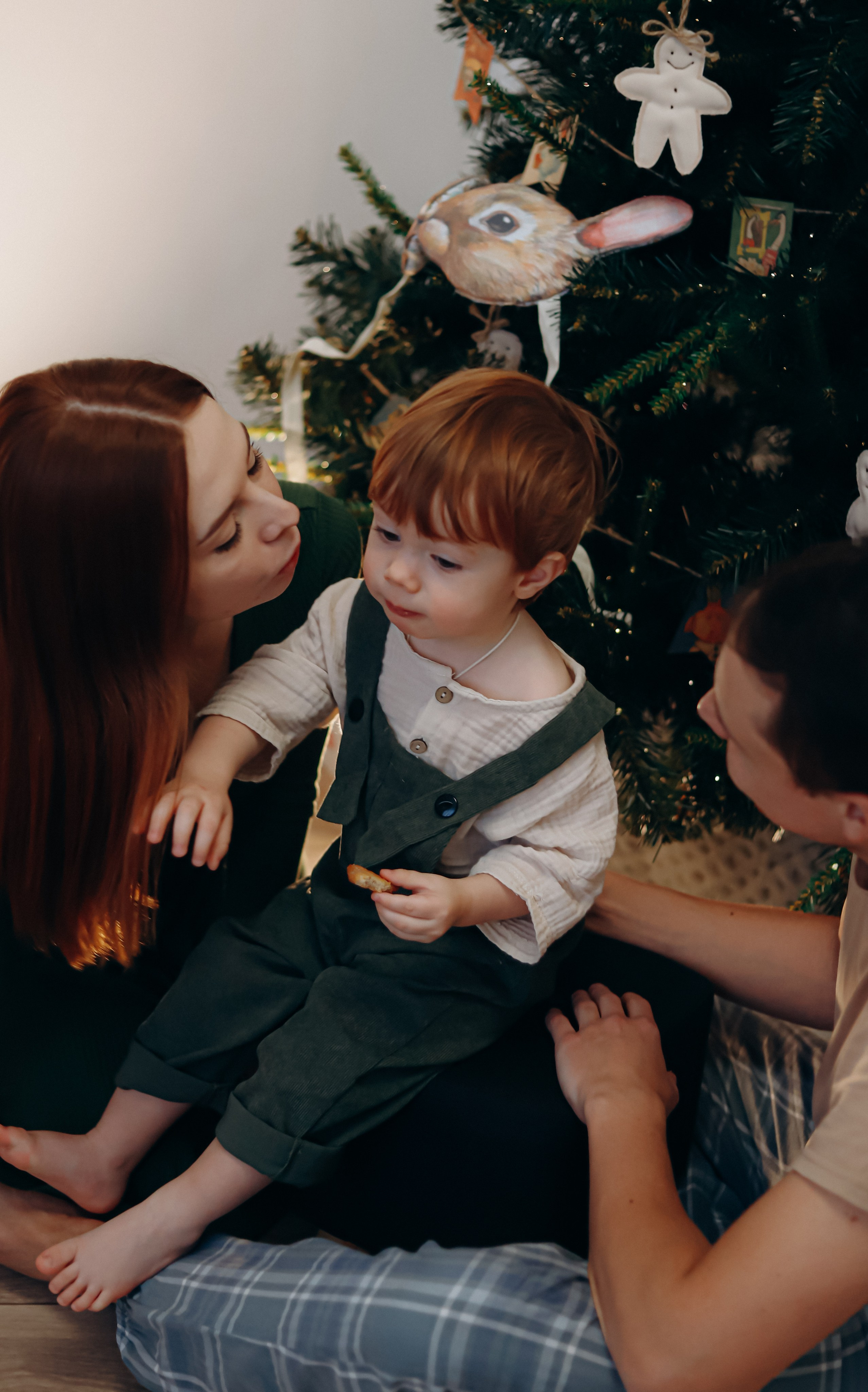 Домашняя новогодняя история. Алексей+Ксения+Дима. Услуги