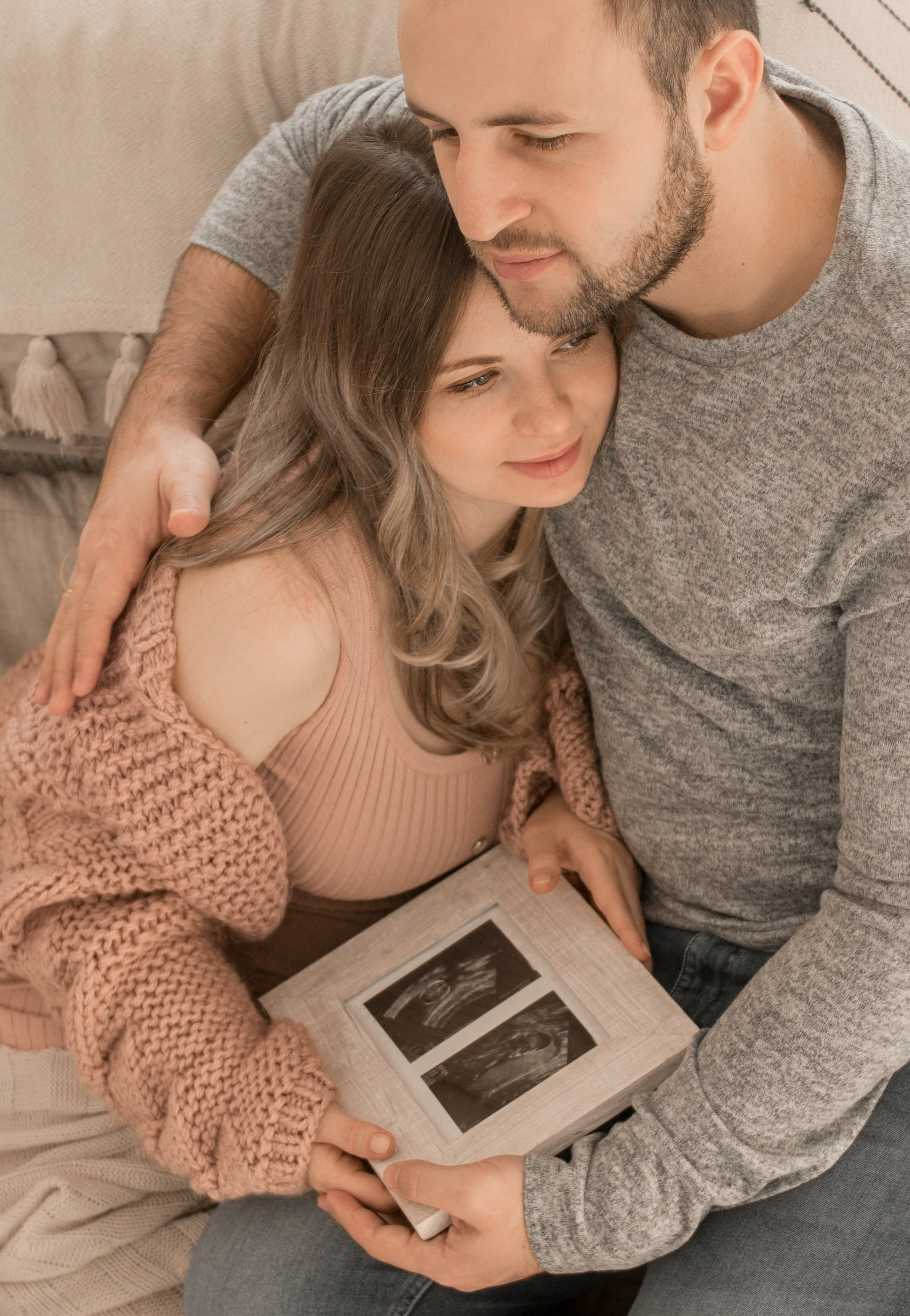 Нежная фотосессия беременности в студии с декором. Фотосессия беременности — Крылова Натали — Москва