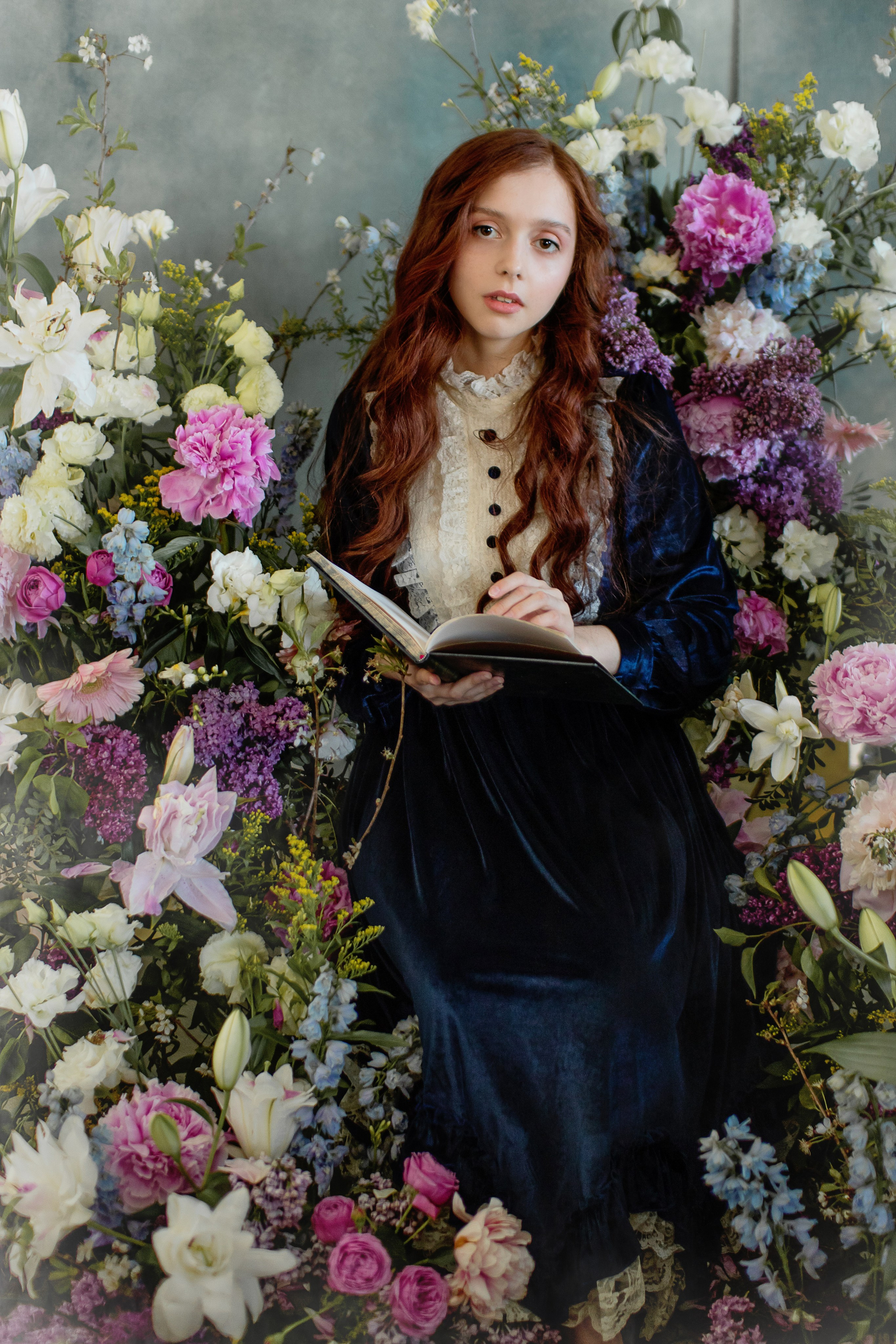 Девушка в цветах