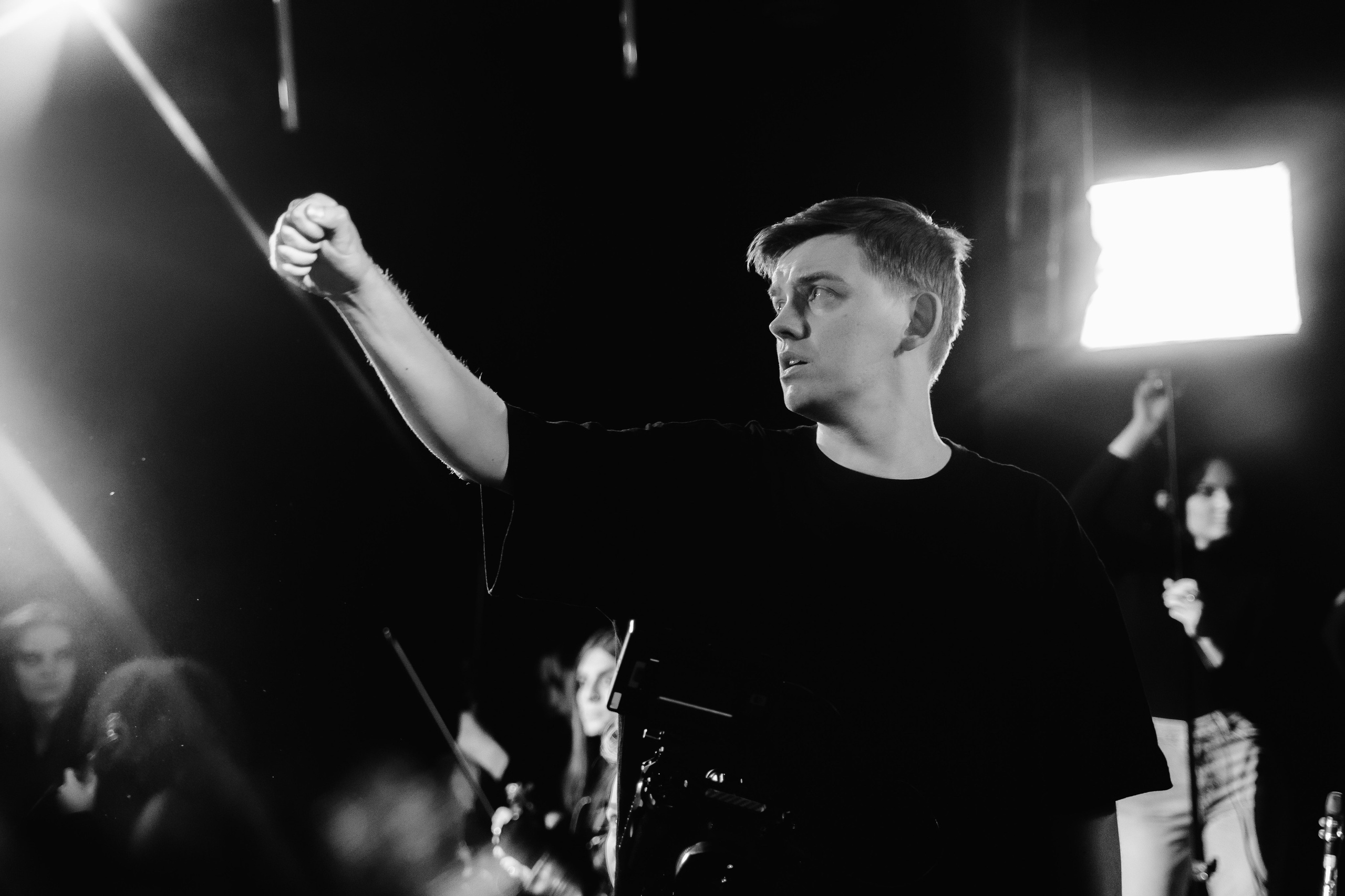 Aurora Orchestra, бекстейдж записи клипа / 2023. Саша Копылов, фотограф в Казани