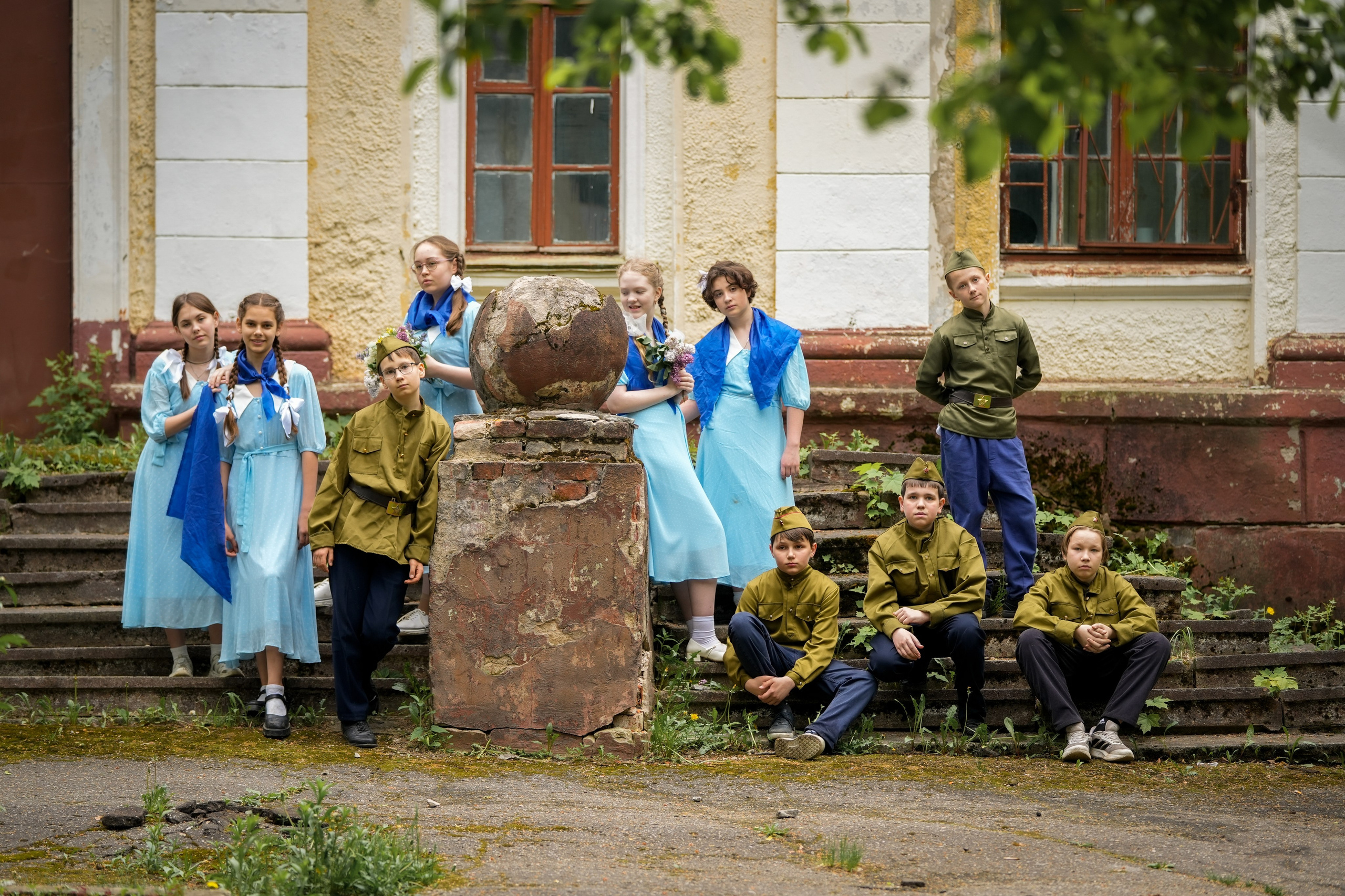 СИНИЙ ПЛАТОЧЕК. Фотограф Наталья Погодина в г. Обнинске