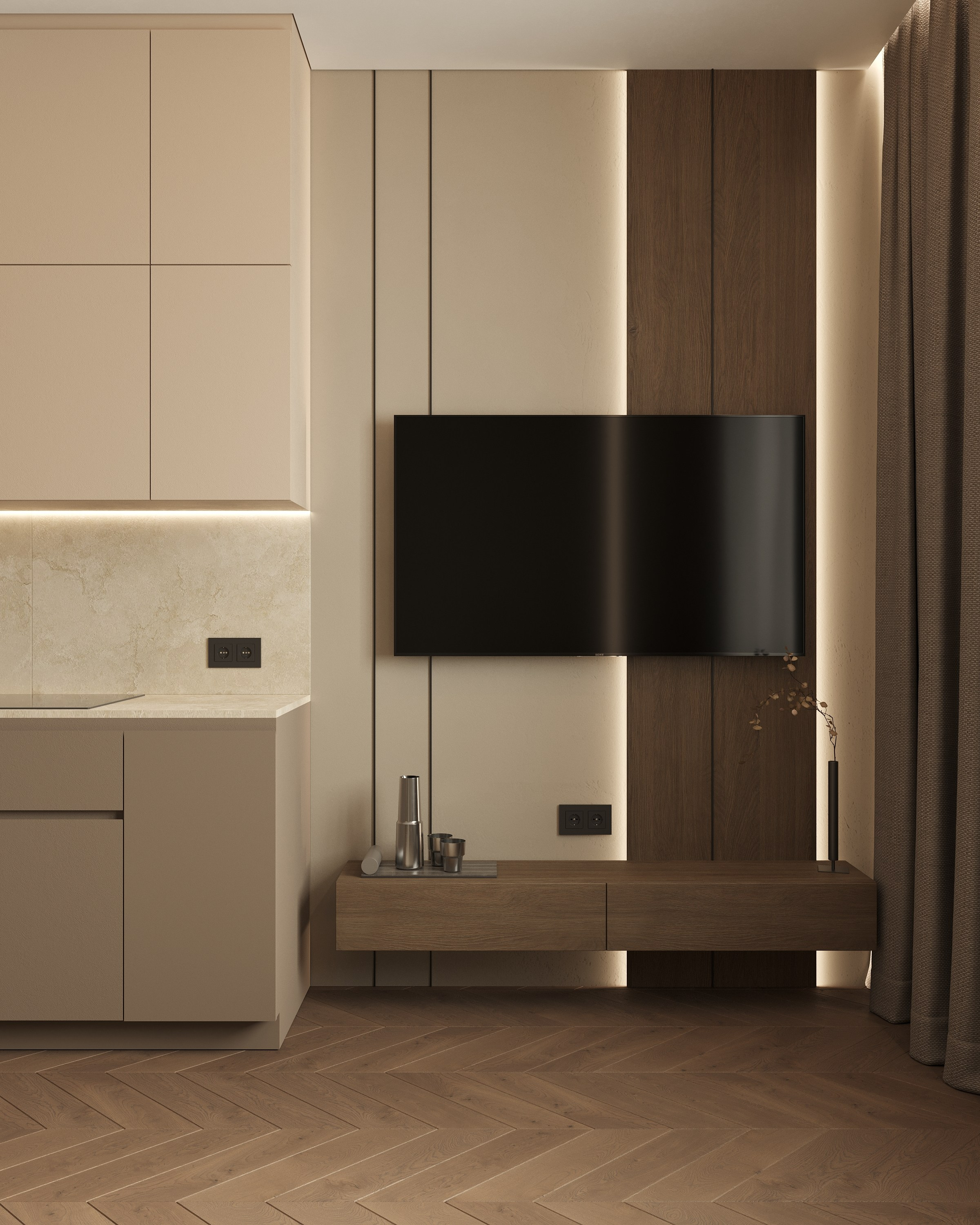 SPB | ID MURINO II 65 м². 3d визуализатор Анастасия Науменко