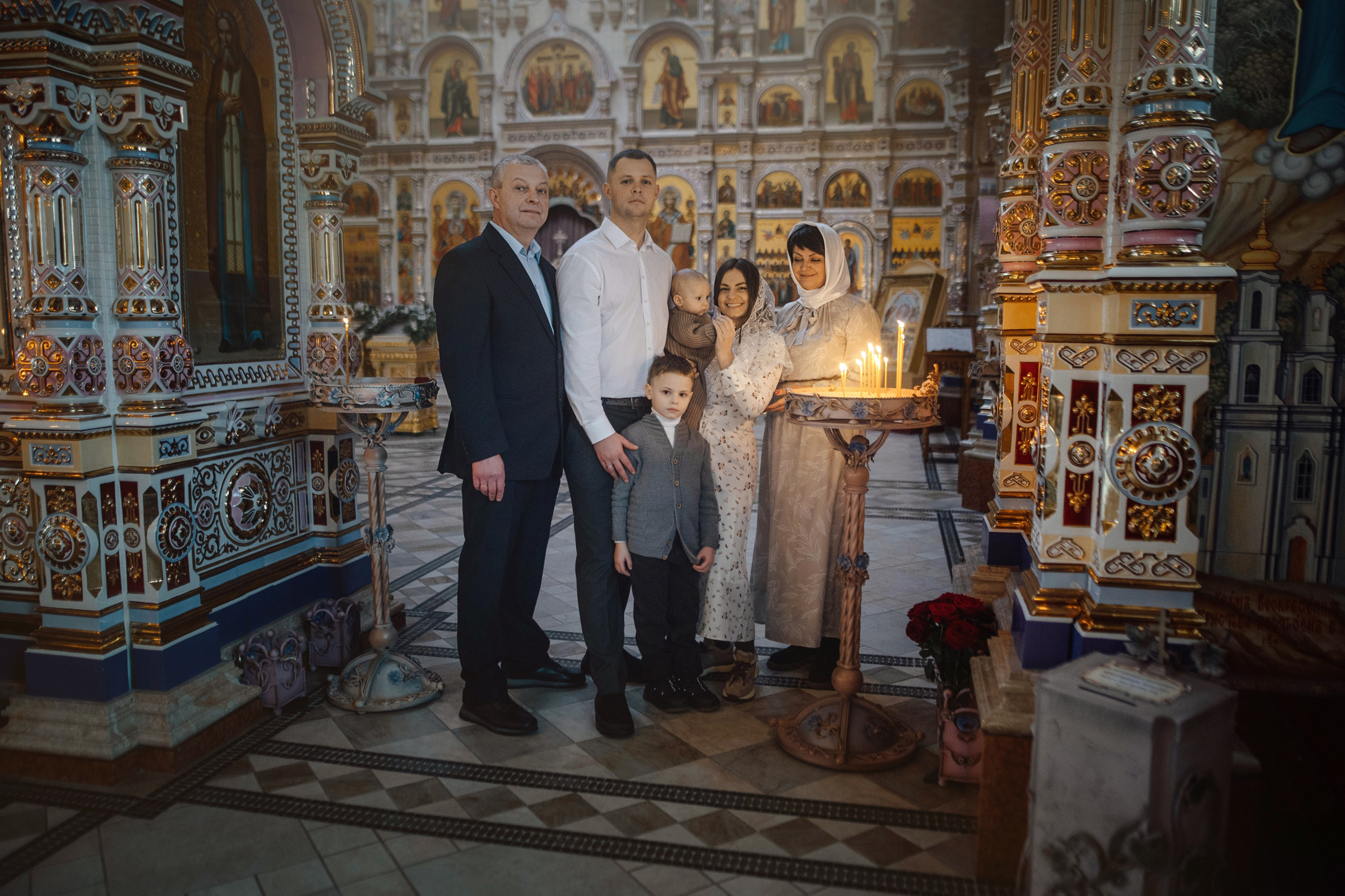 Крещение Матвея, храм Святой Троицы, декабрь 2025