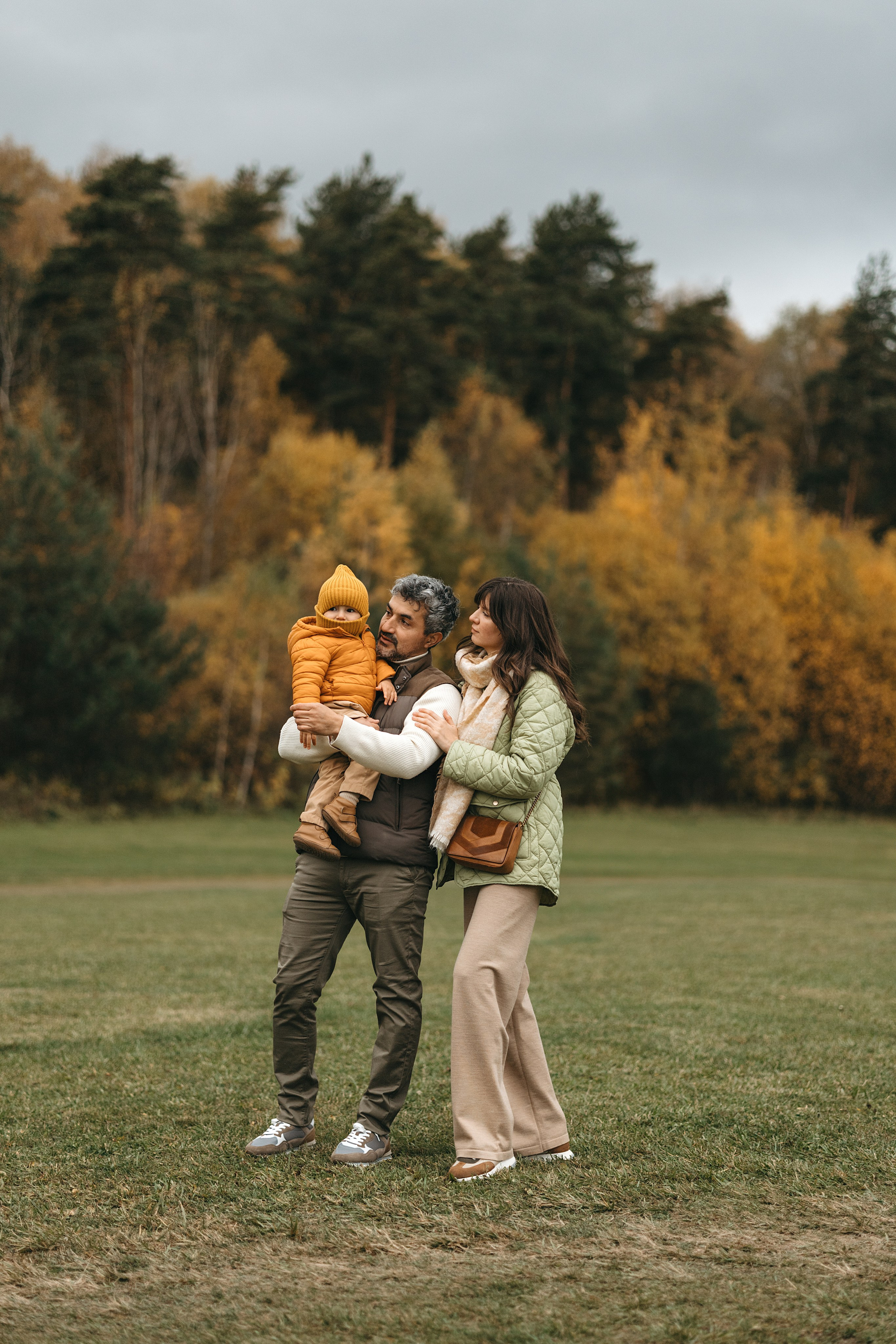 Осенняя семейная съемка. Фотограф Анималист в Москве Анастасия Жучкова