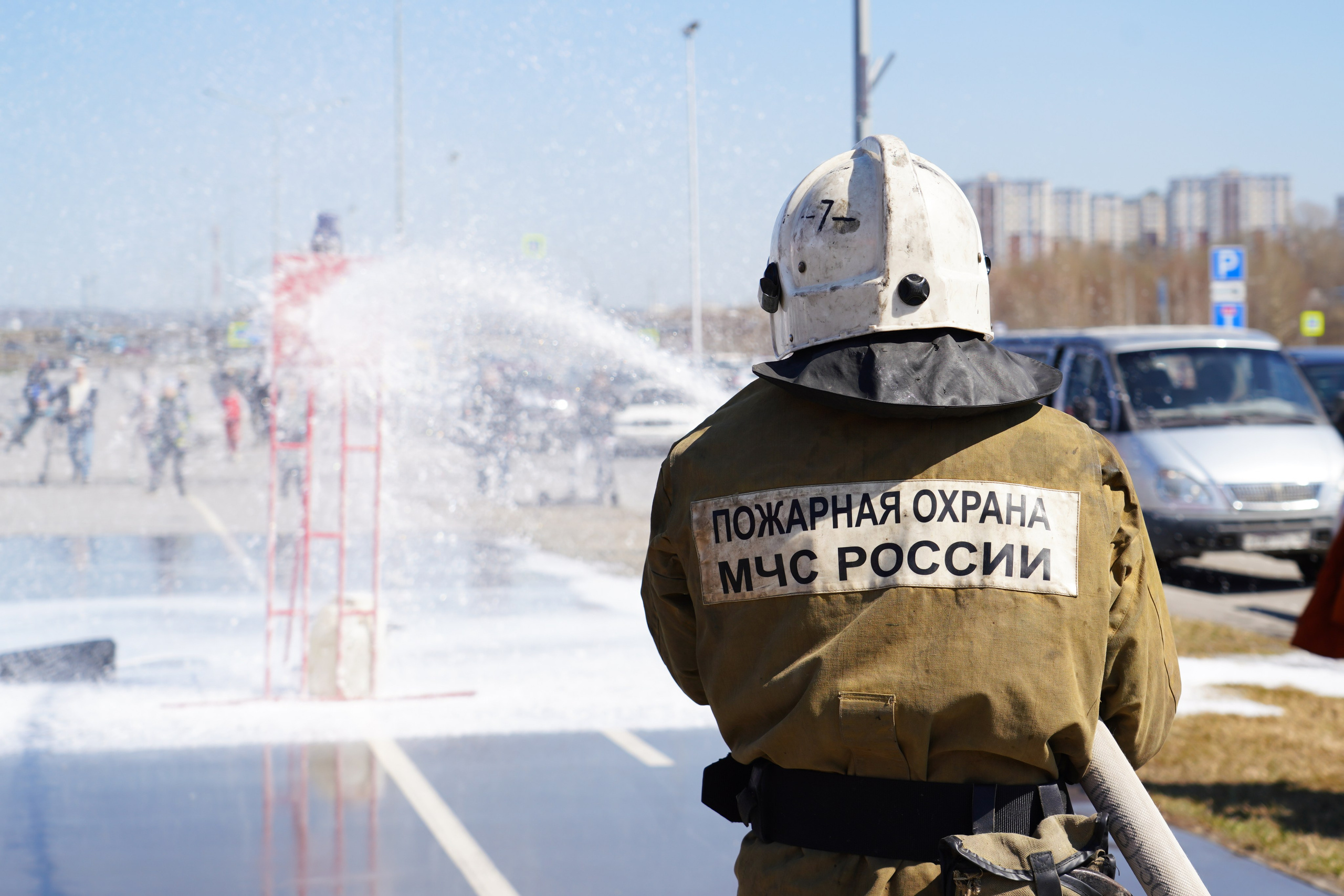 375 лет Пожарной охране России. Фотограф Кемерово