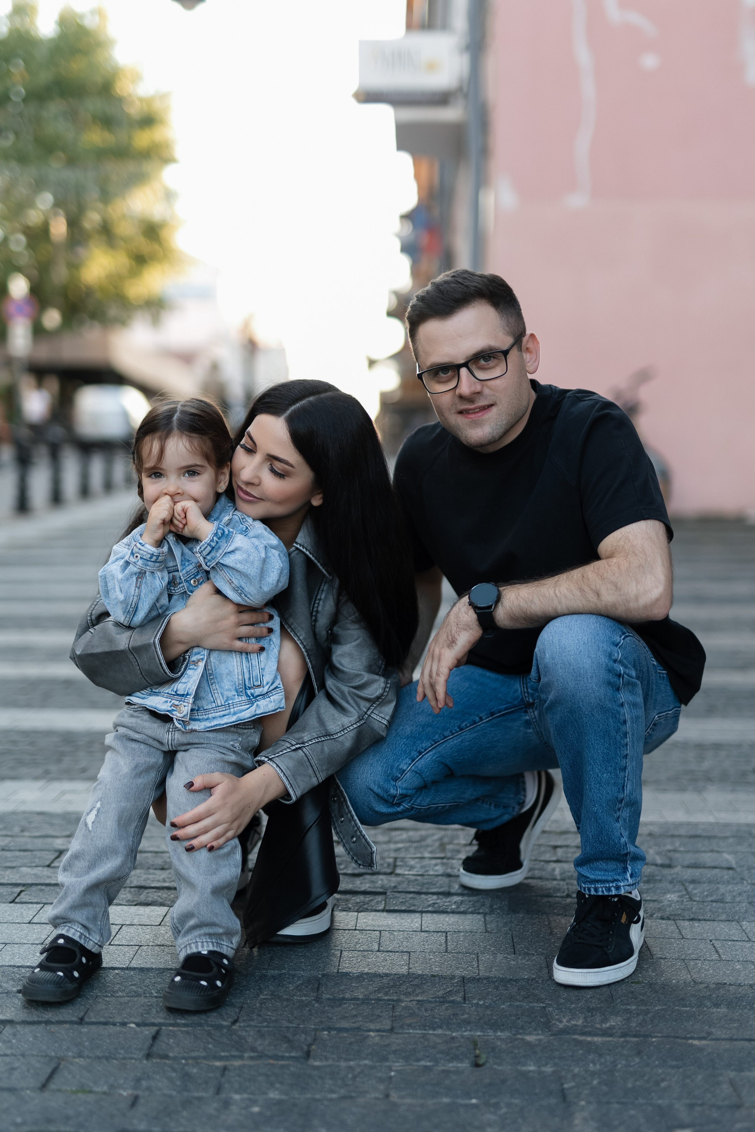 Семейная съёмка в центре города