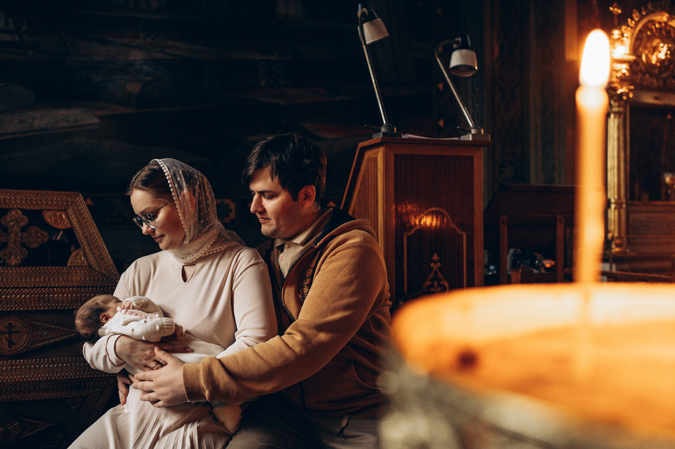 Крещение в Храме Воскресения Словущего в Даниловской Слободе. Главная