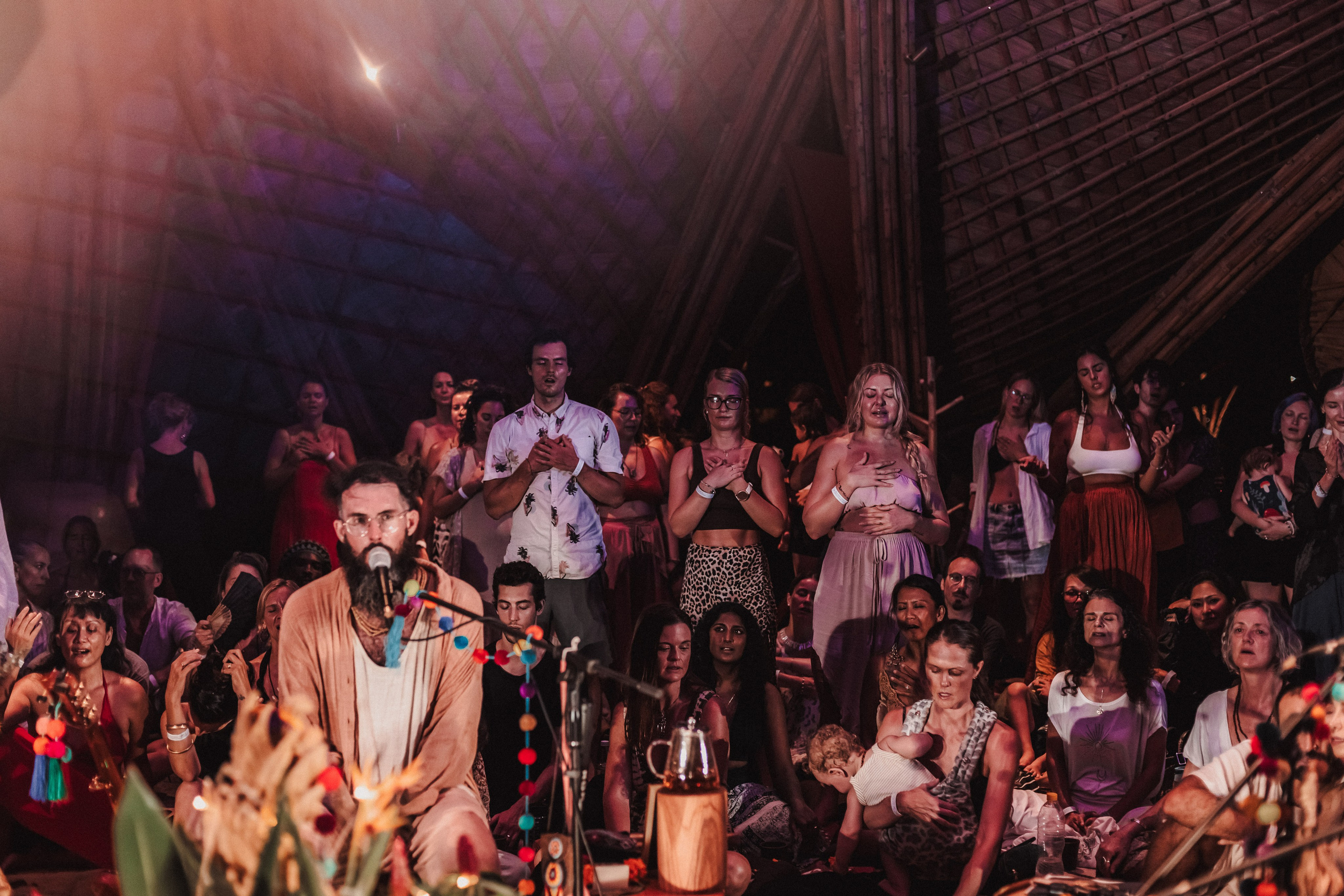 Hanuman Project kirtan at Alchemy march. Mariam Bagdasaryan