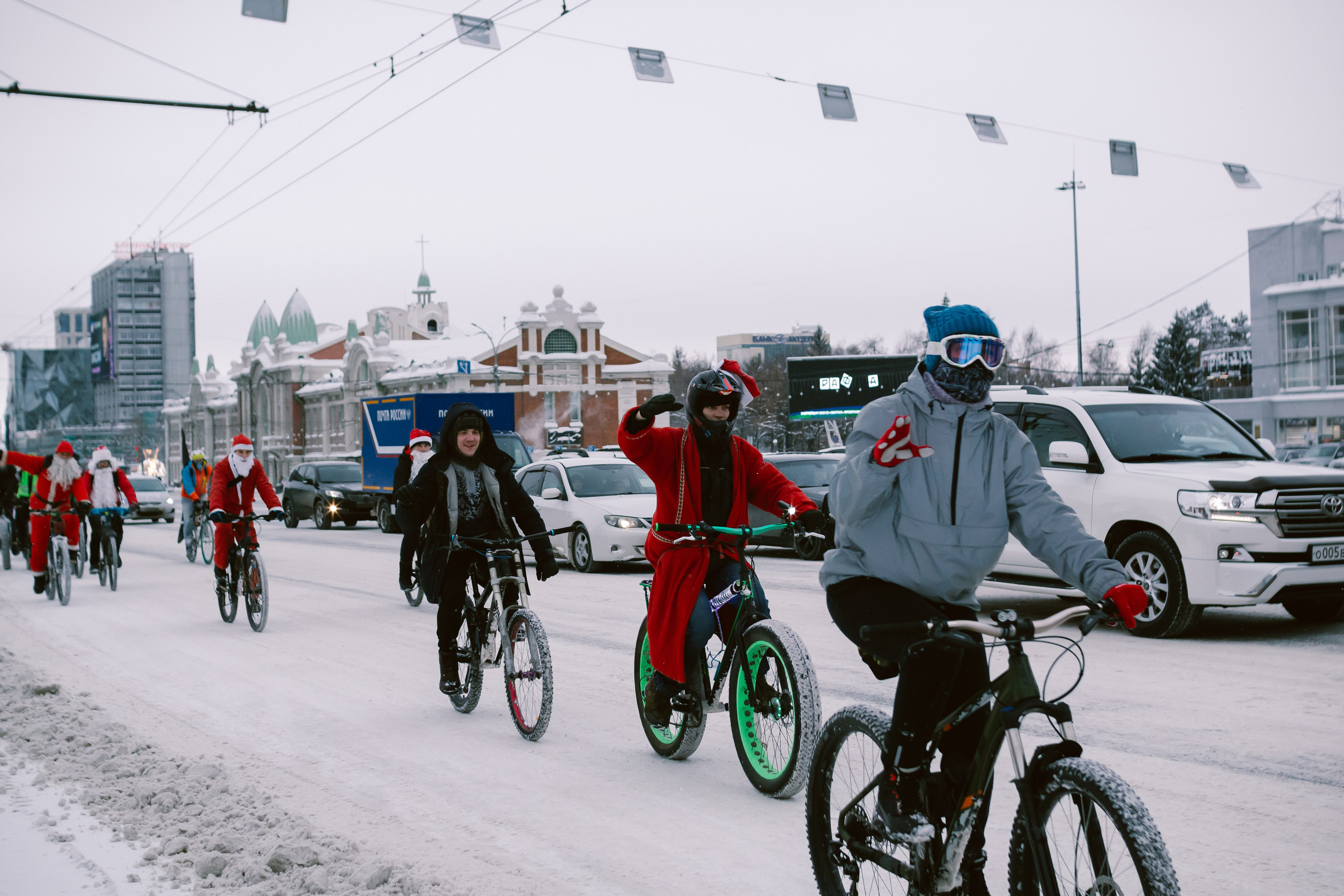Зимний велозаезд «Привет, велосипед!». Фотограф в Новосибирске Екатерина Васильева