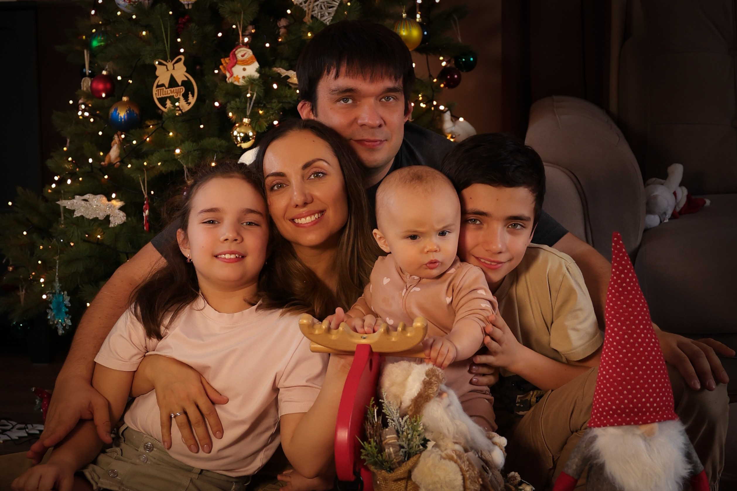 Новогоднее печенье всей семьей. Ваш семейный newborn и lifestyle фотограф в СПБ Наталья Журавлева