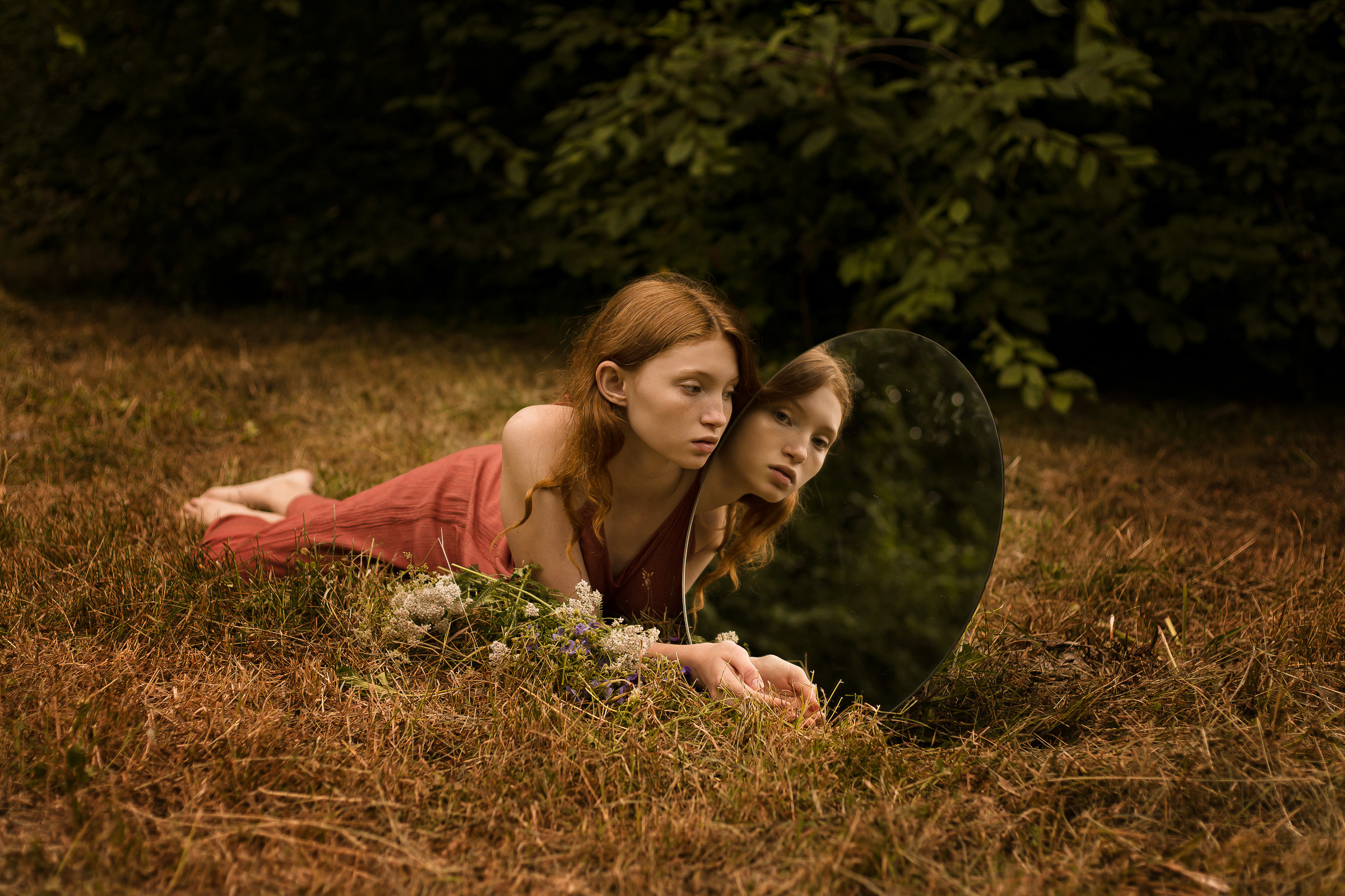 С зеркалом. Рыжий Фотограф Иркутск