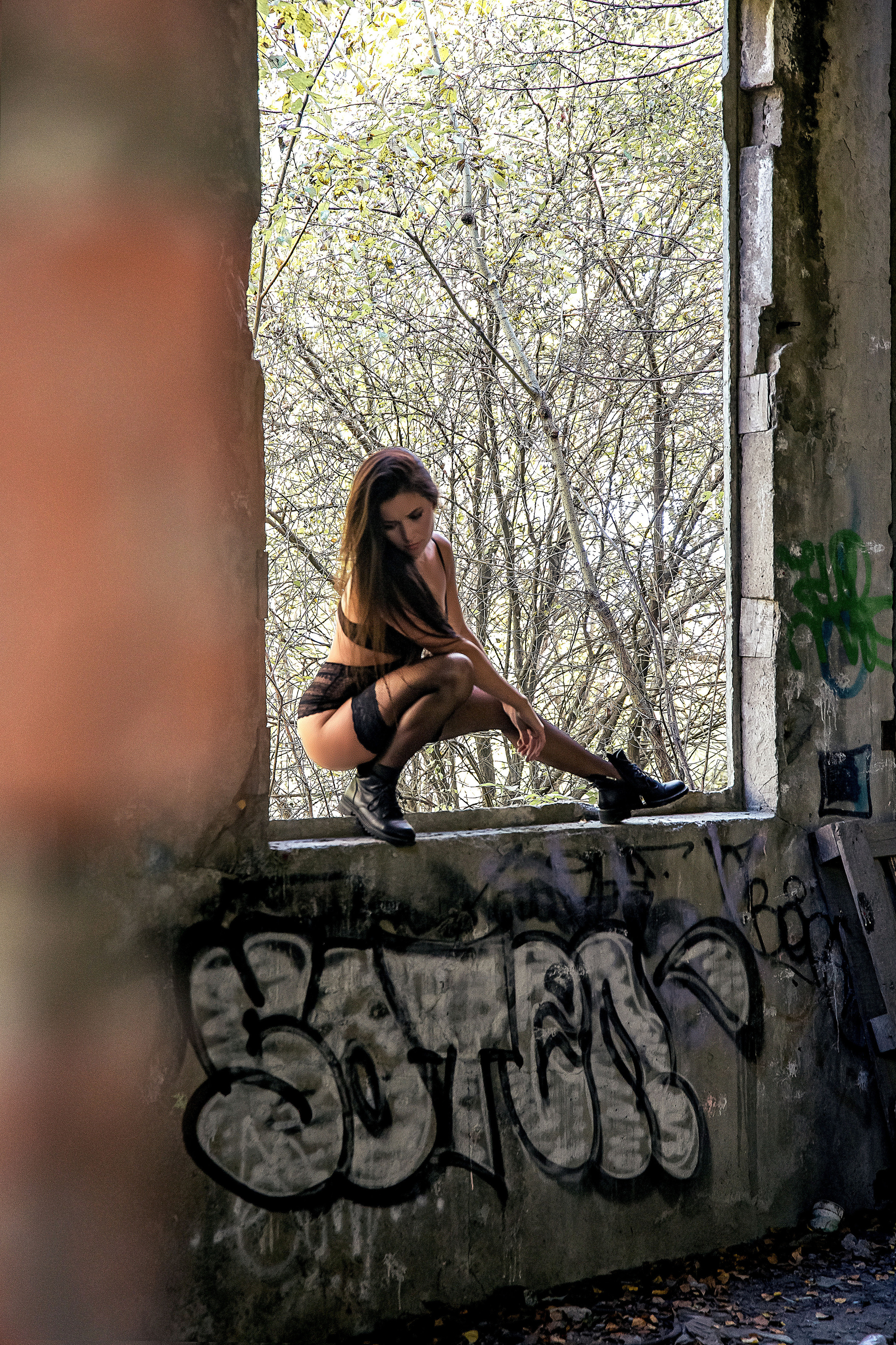 На заброшке. Рыжий Фотограф Иркутск