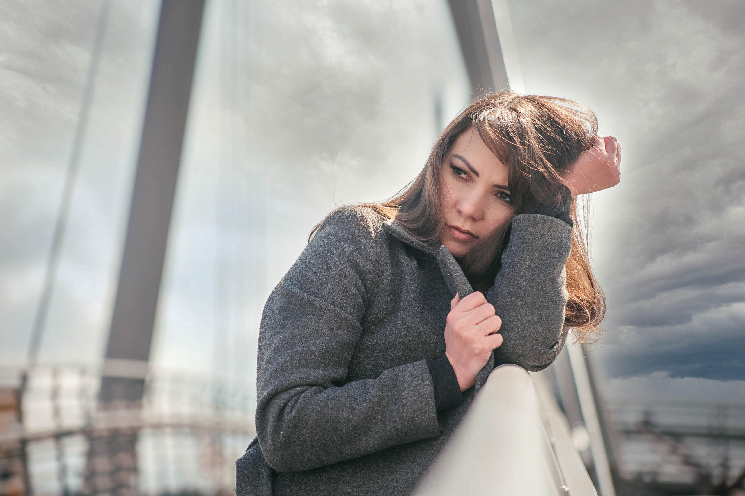 На мосту. Рыжий Фотограф Иркутск
