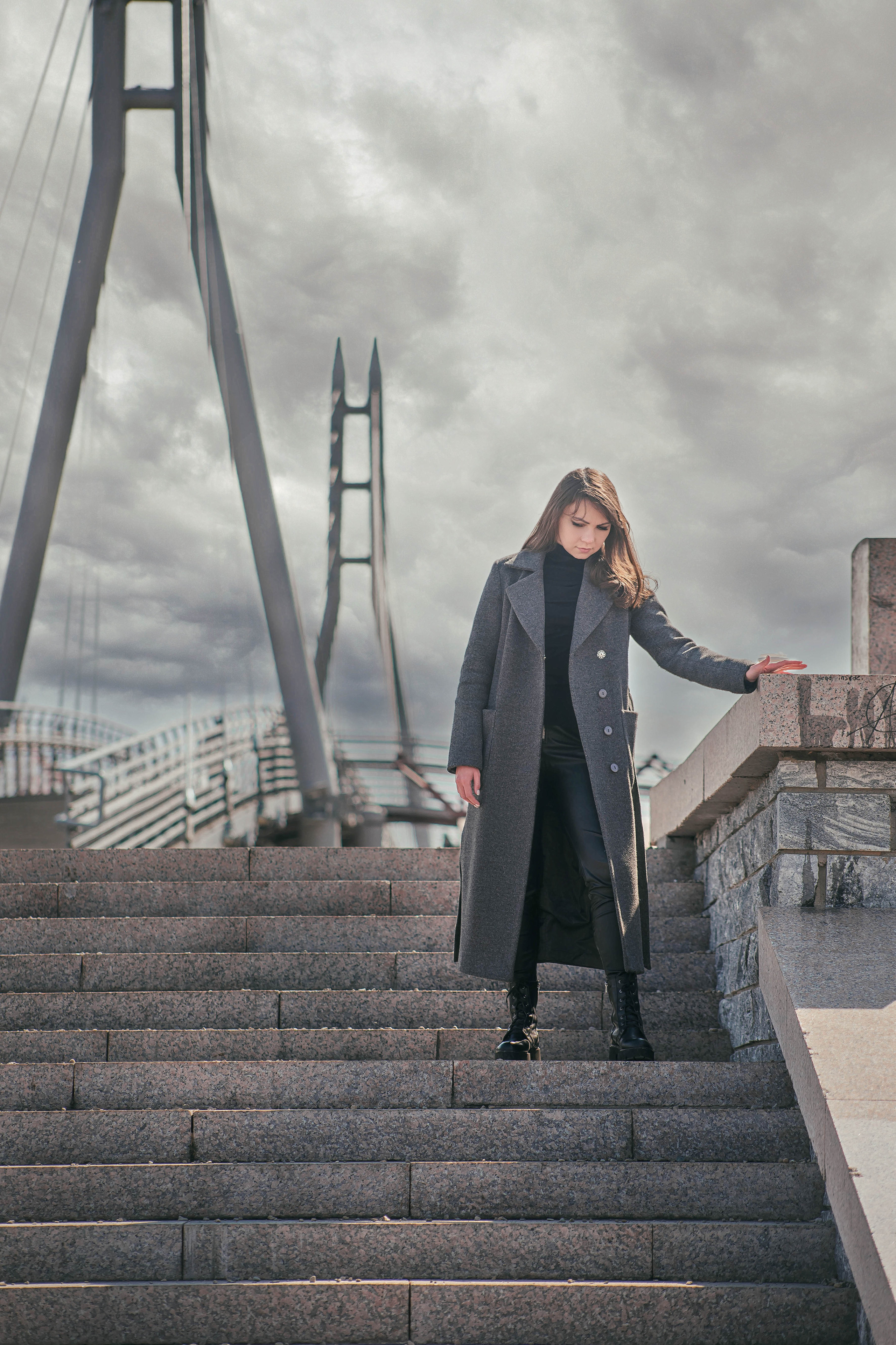 На мосту. Рыжий Фотограф Иркутск