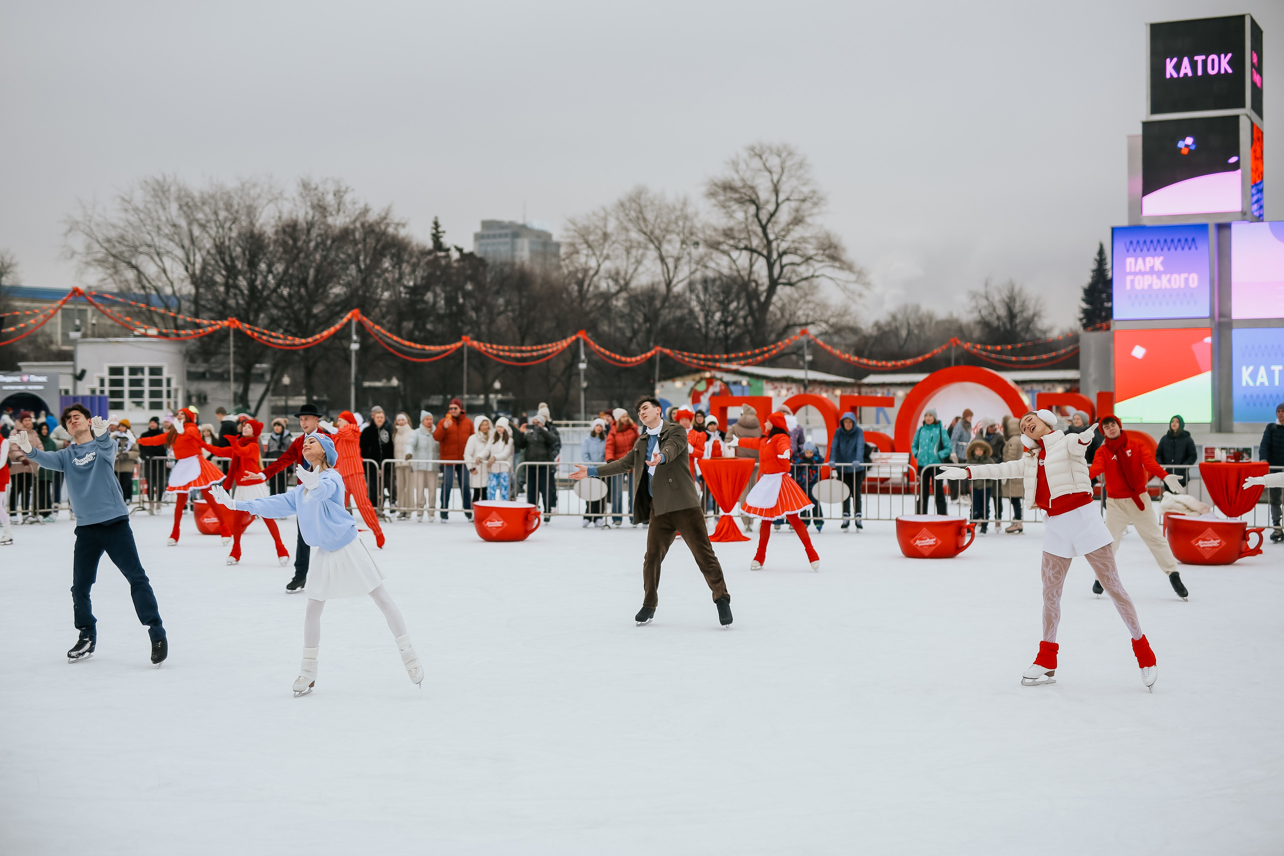 Ледовое шоу Парк Культуры проект Московское Чаепитие. Фотограф и видеограф Анна Домашенко