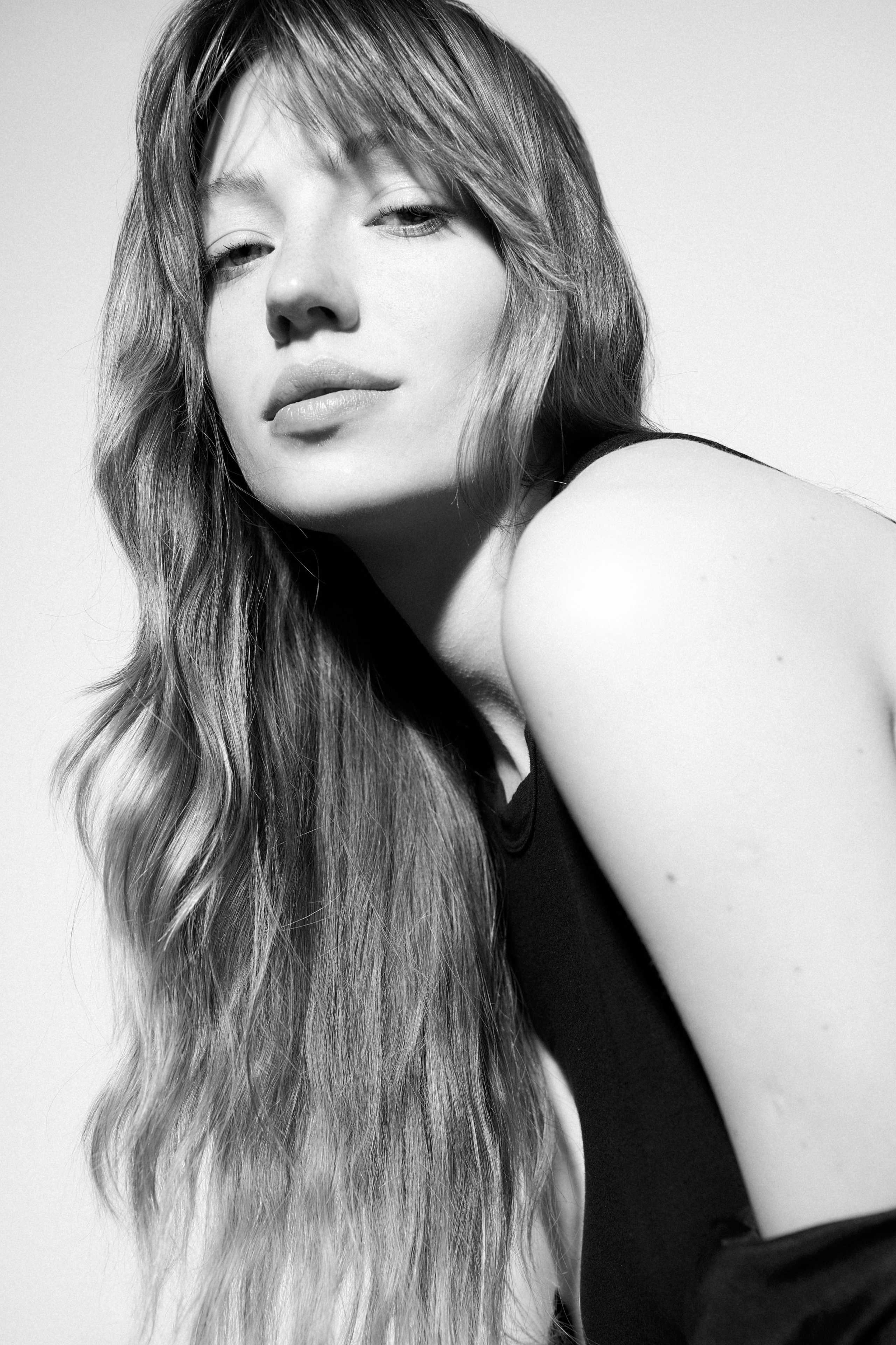 Чб портрет для Насти