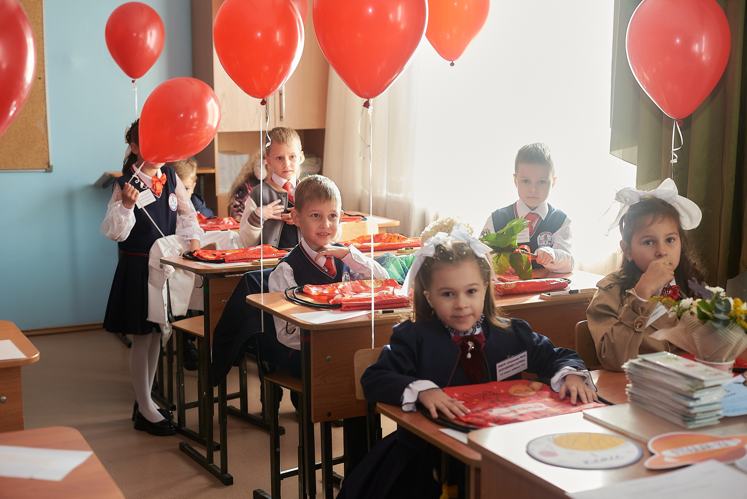 Первый класс. Фотограф Елена Дука. Контент съемка. Семейная фотография