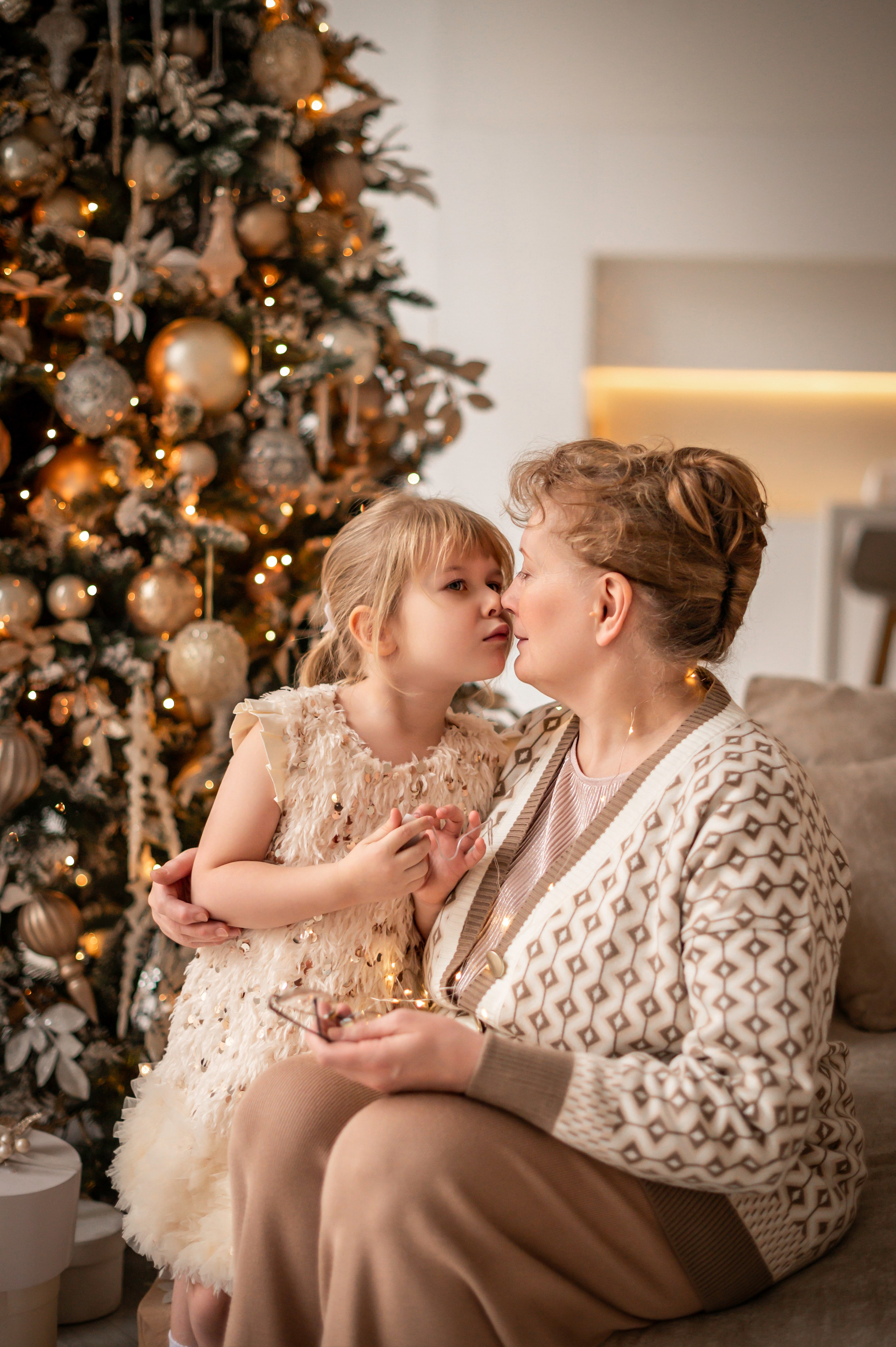 Семья Екатерины в студии Мимика