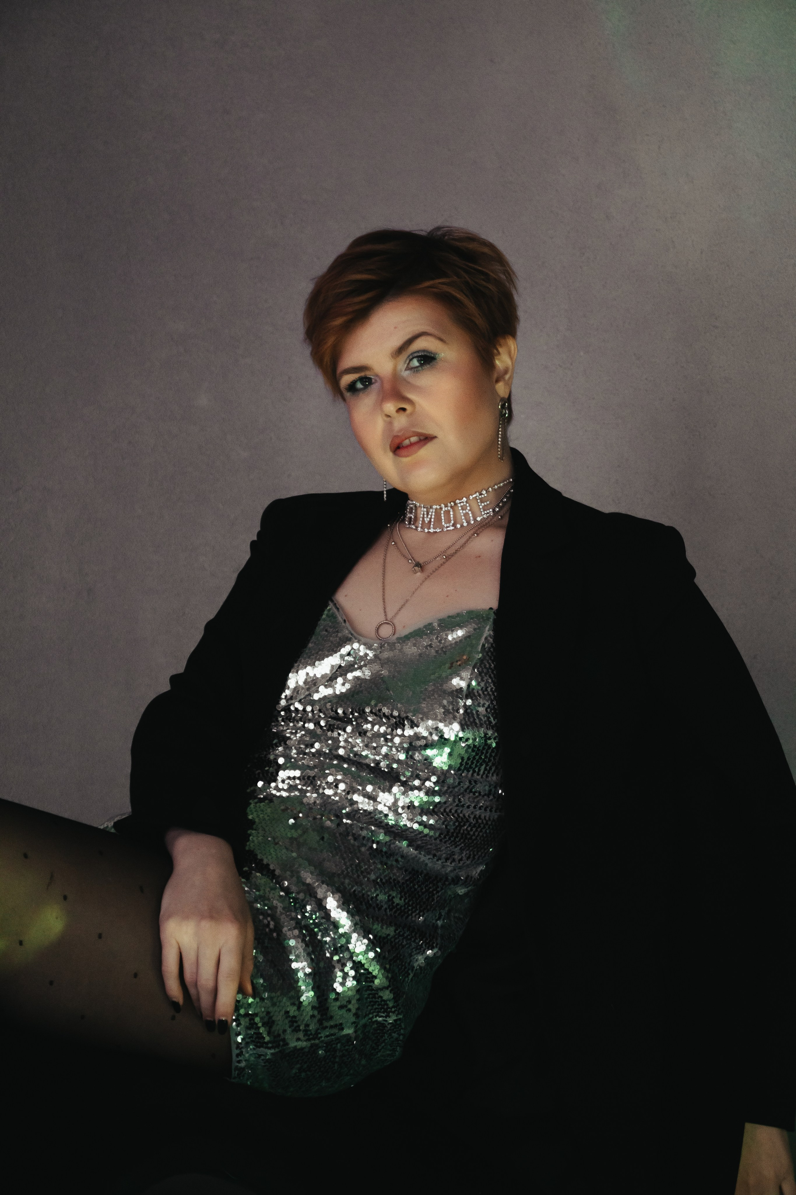 Анастасия. Портрет в студии. Новогодняя фотосессия Екатеринбург. Фотограф в Екатеринбурге Пойгина Елена