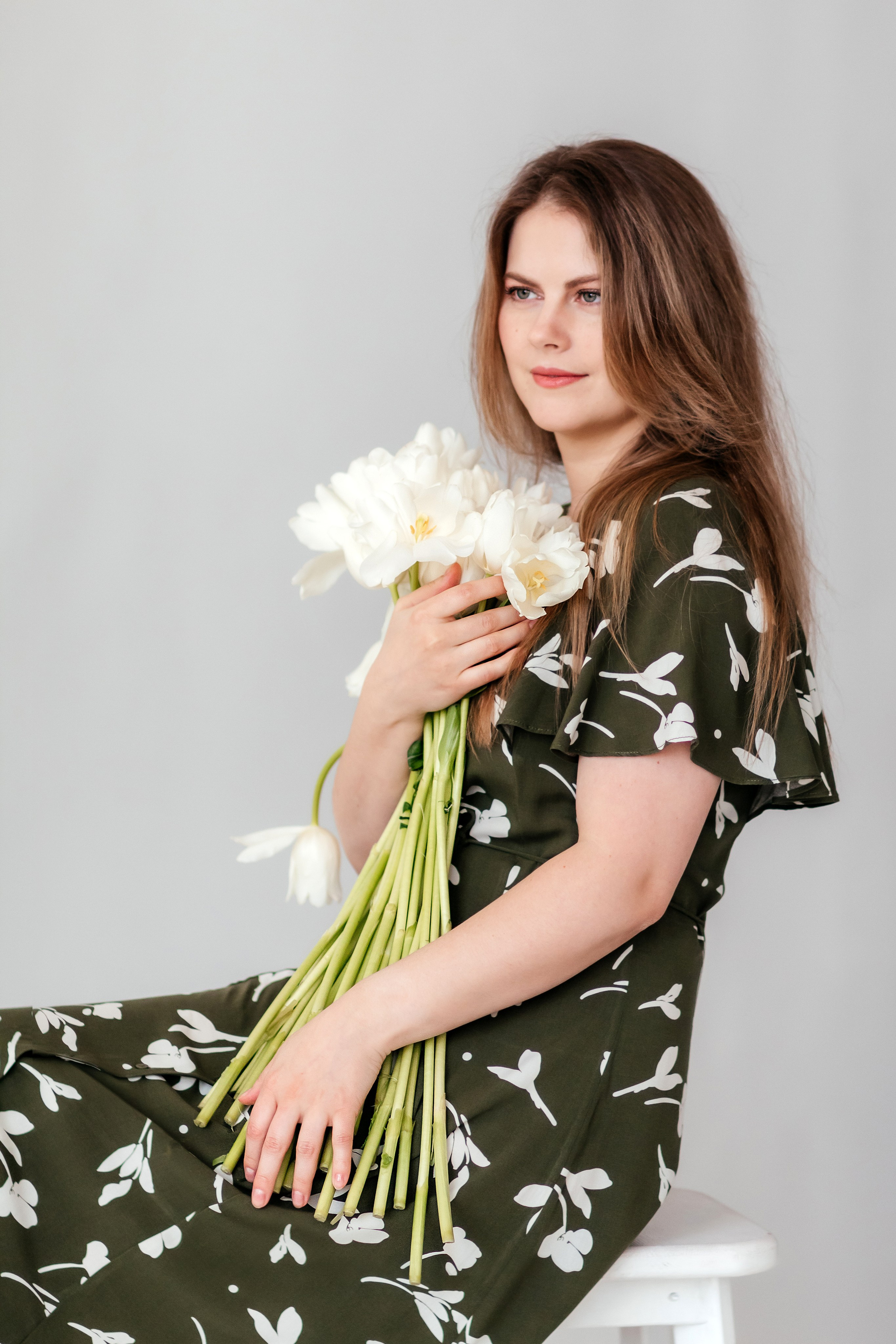 Съёмка с цветами. Семейный фотограф в Минске Приболовец Светлана