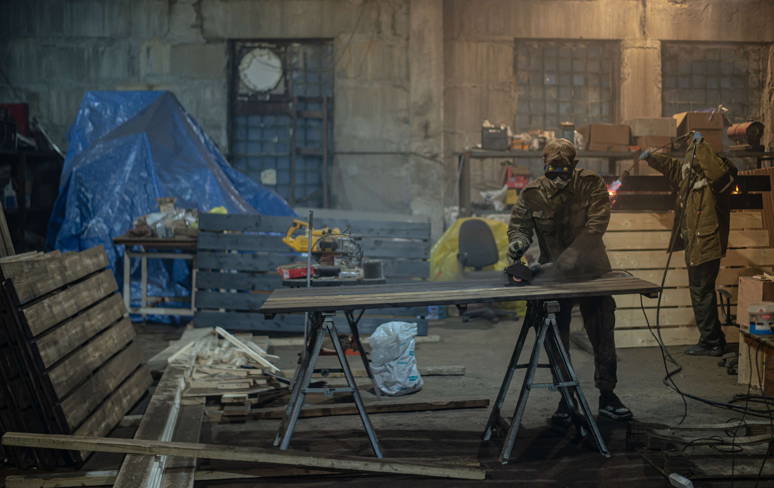 Тех обслуживание нерудных карьеров, строительство ангаров, промышленное строительство, токарные работы, ремонт установок, сеялок, грохотов,. Rystemys Picture