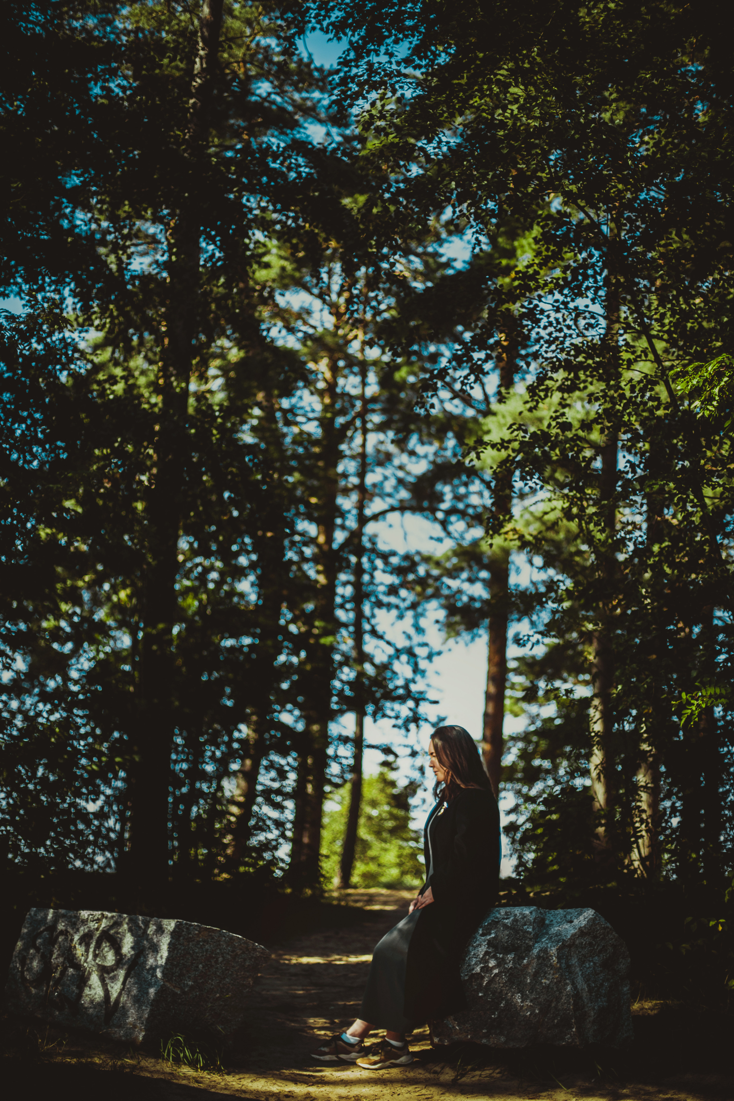 Женская портретная фотосессия на Финском заливе осенью. Детский, свадебный и семейный фотограф Юлия Курбатова, Санкт-Петербург