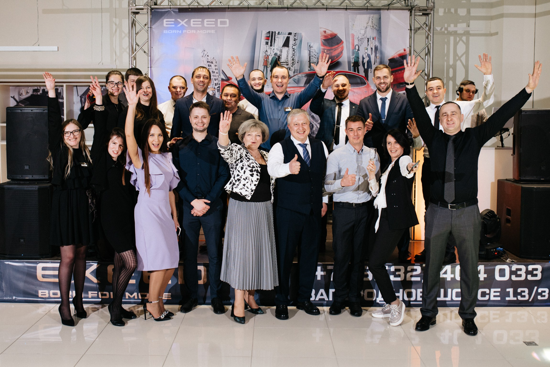 Открытие автосалона Exeed. Портретный и репортажной фотограф Алексей Волков. Москва, Оренбург