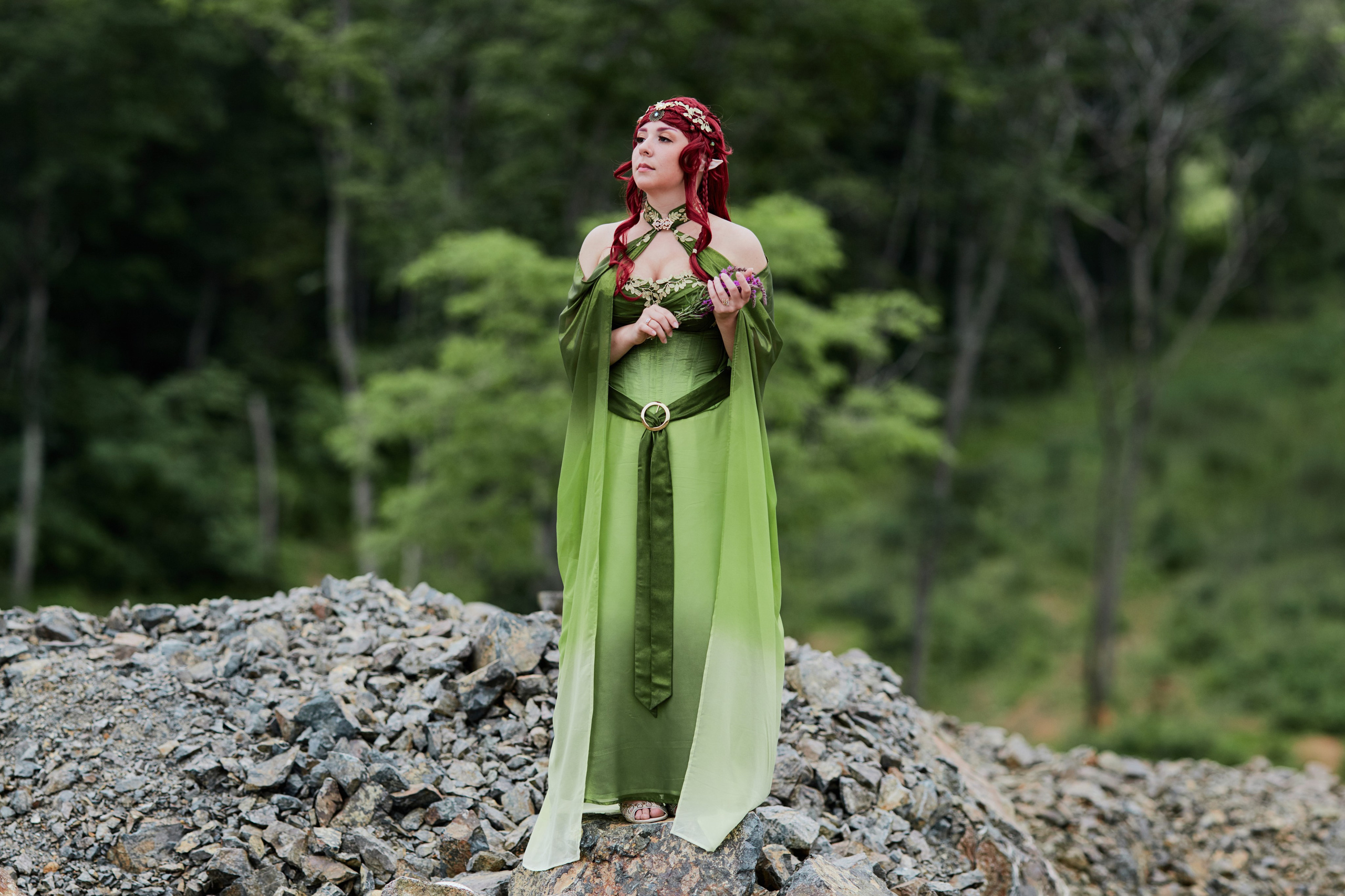 Косплей фотосессия в эльфийском стиле