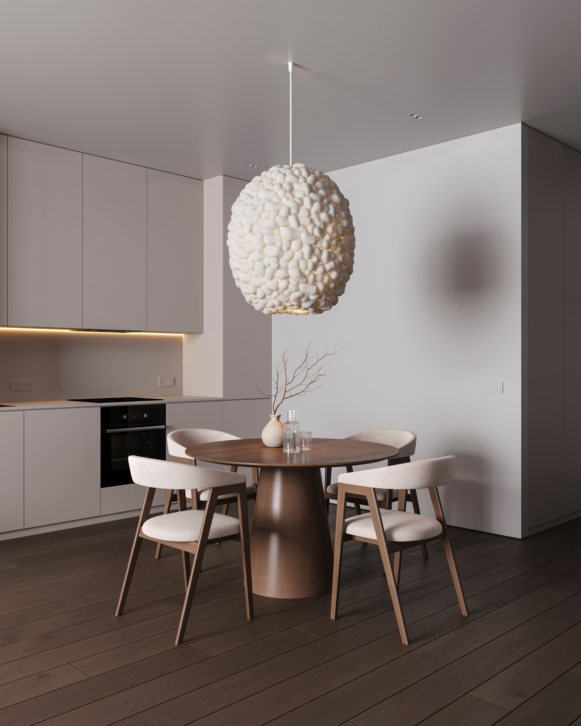 CLOUD MINIMAL | DESIGNER ANNE KIREEVA. Interior Visualization by Valerie Stetyukevich