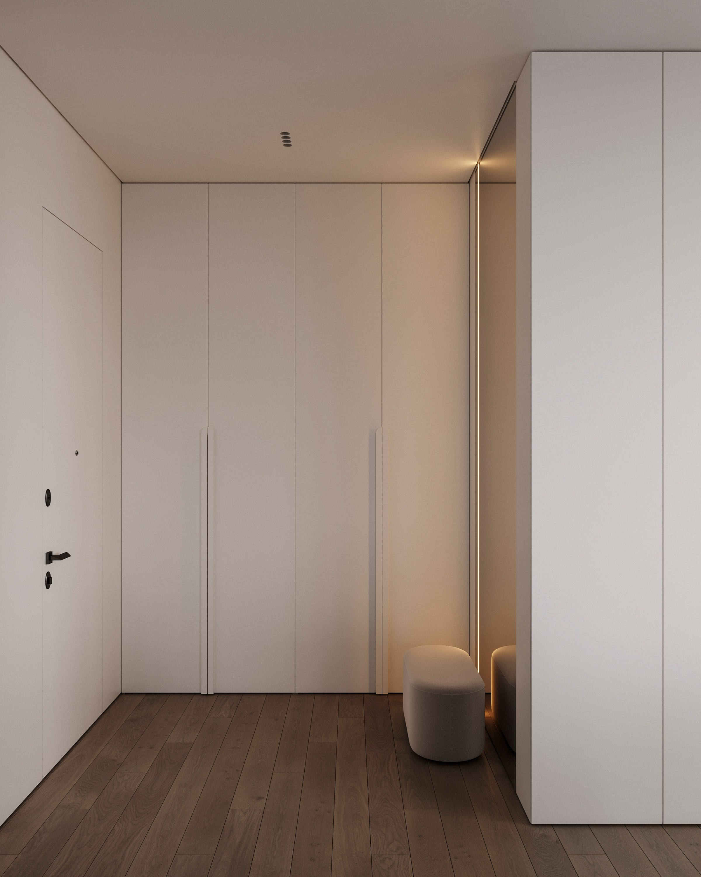 MONOCHROME | CONCEPTUAL PROJECT. Interior Visualization by Valerie Stetyukevich