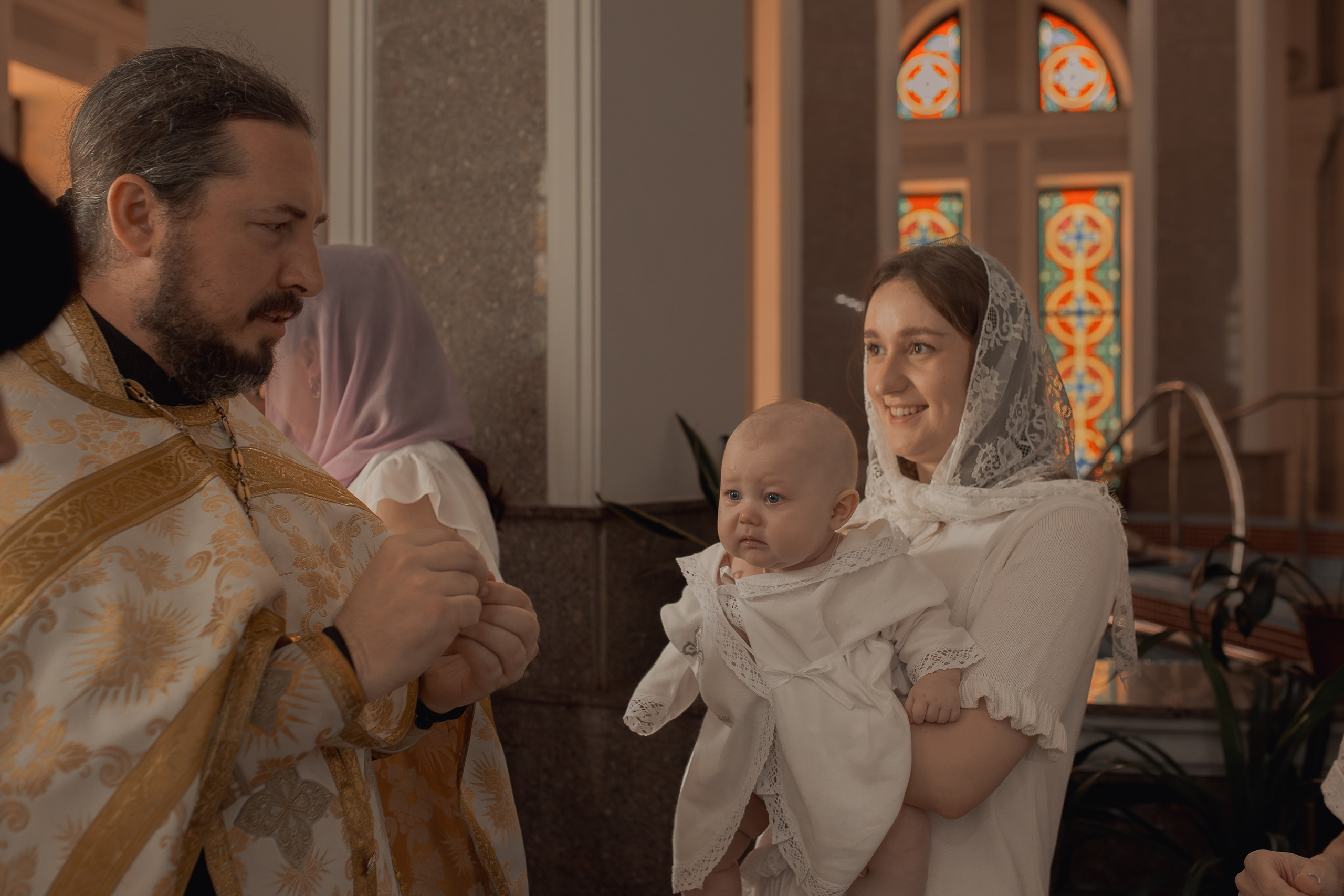 Крещение Валерии. Фотограф на Крещение и Венчание в Ташкенте