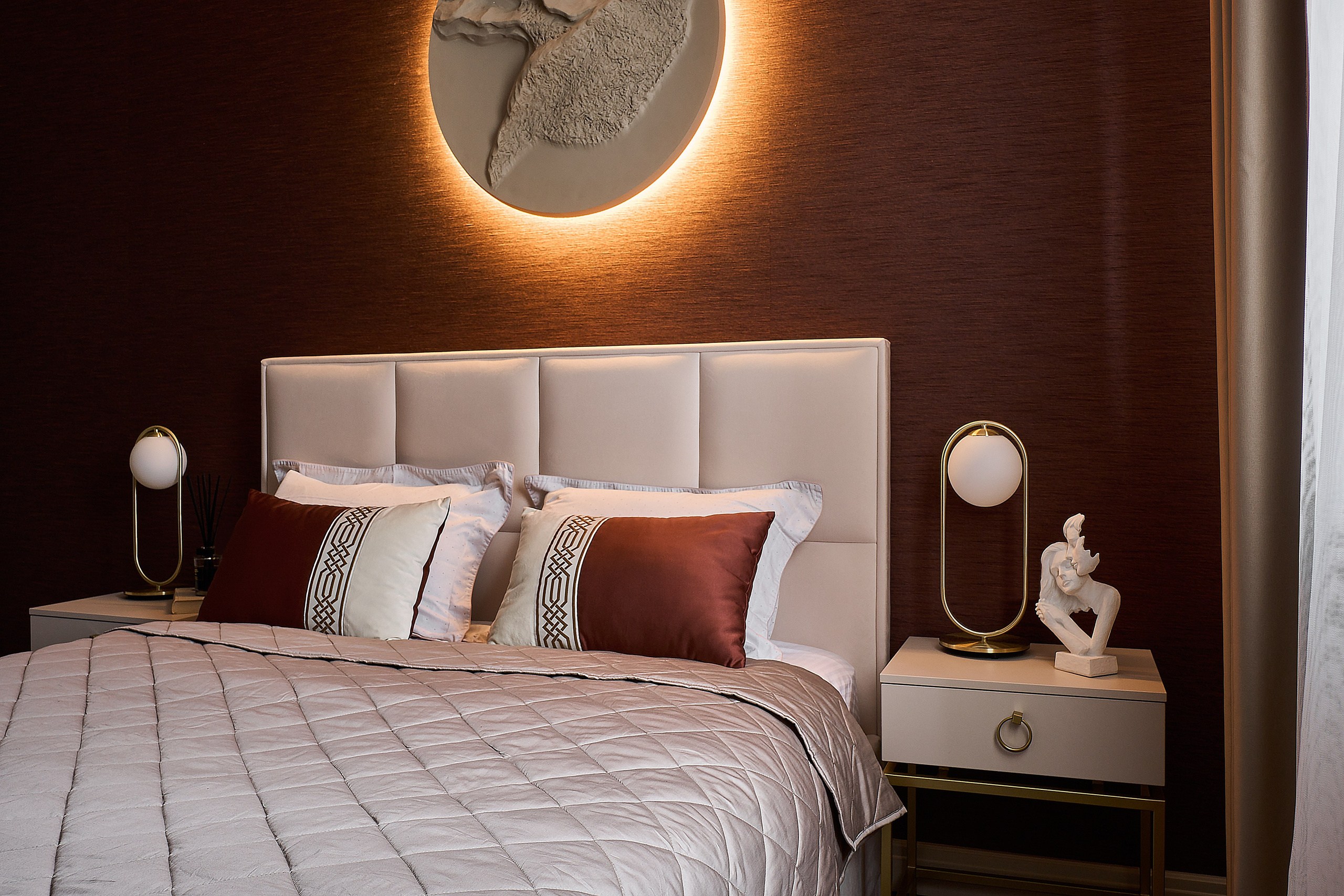 Спальня из проекта Ирины Кумсковой. Бояршинов Антон Интерьерный фотограф/видеограф Москва