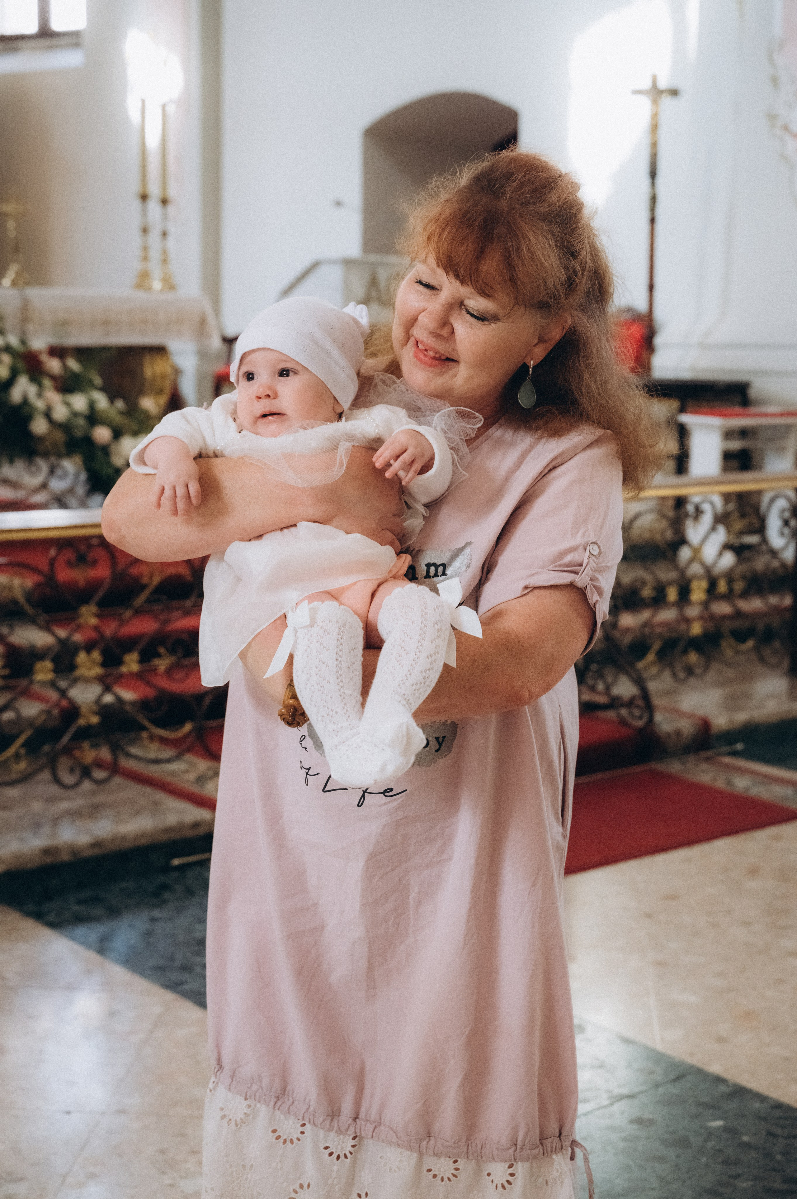 Крещение Василисы Архикафедральный костел Имени Пресвятой Девы Марии. Семейный фотограф в Минске Дарья Дреко