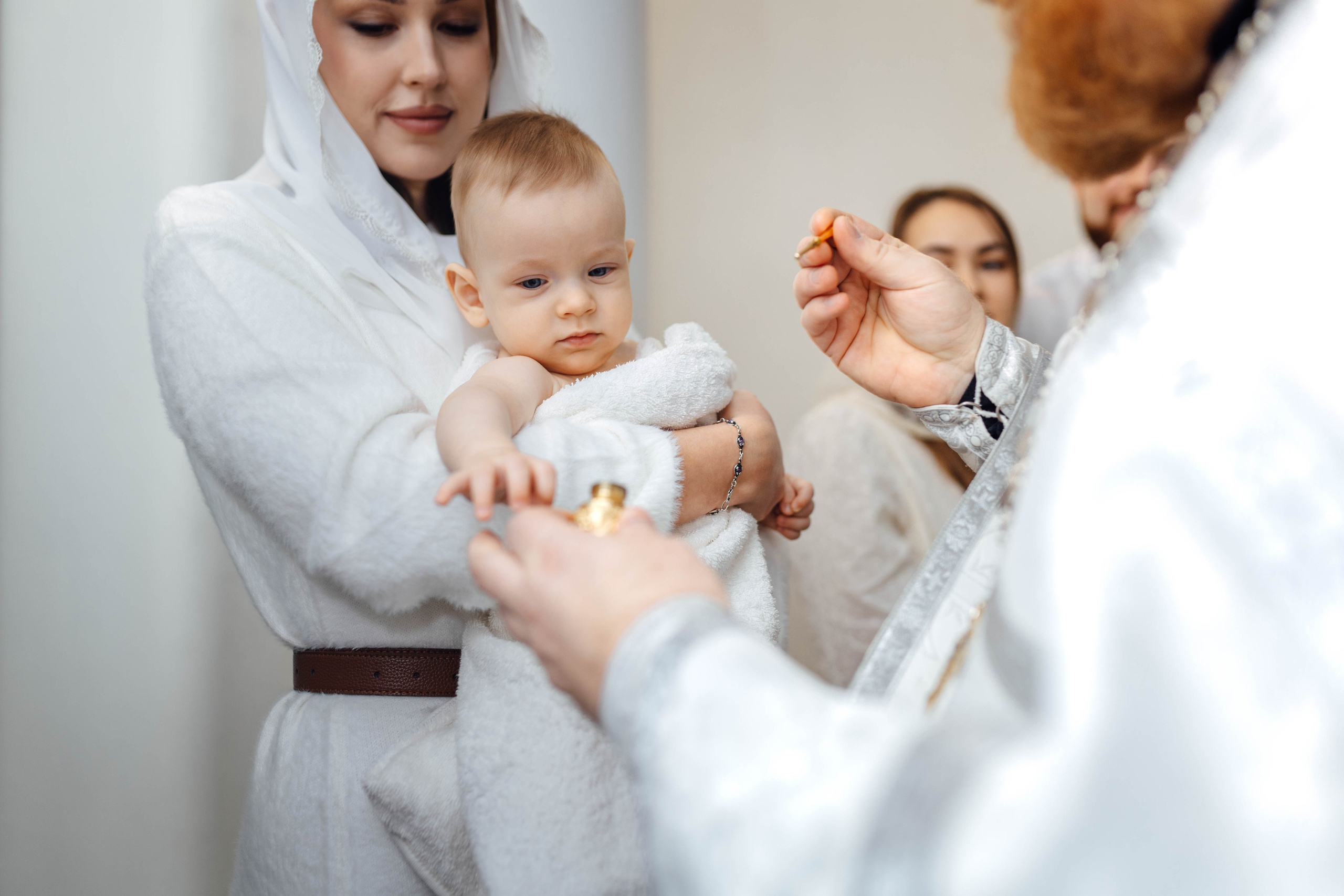 Крещение Демида, храм Святой Троицы, декабрь 2025