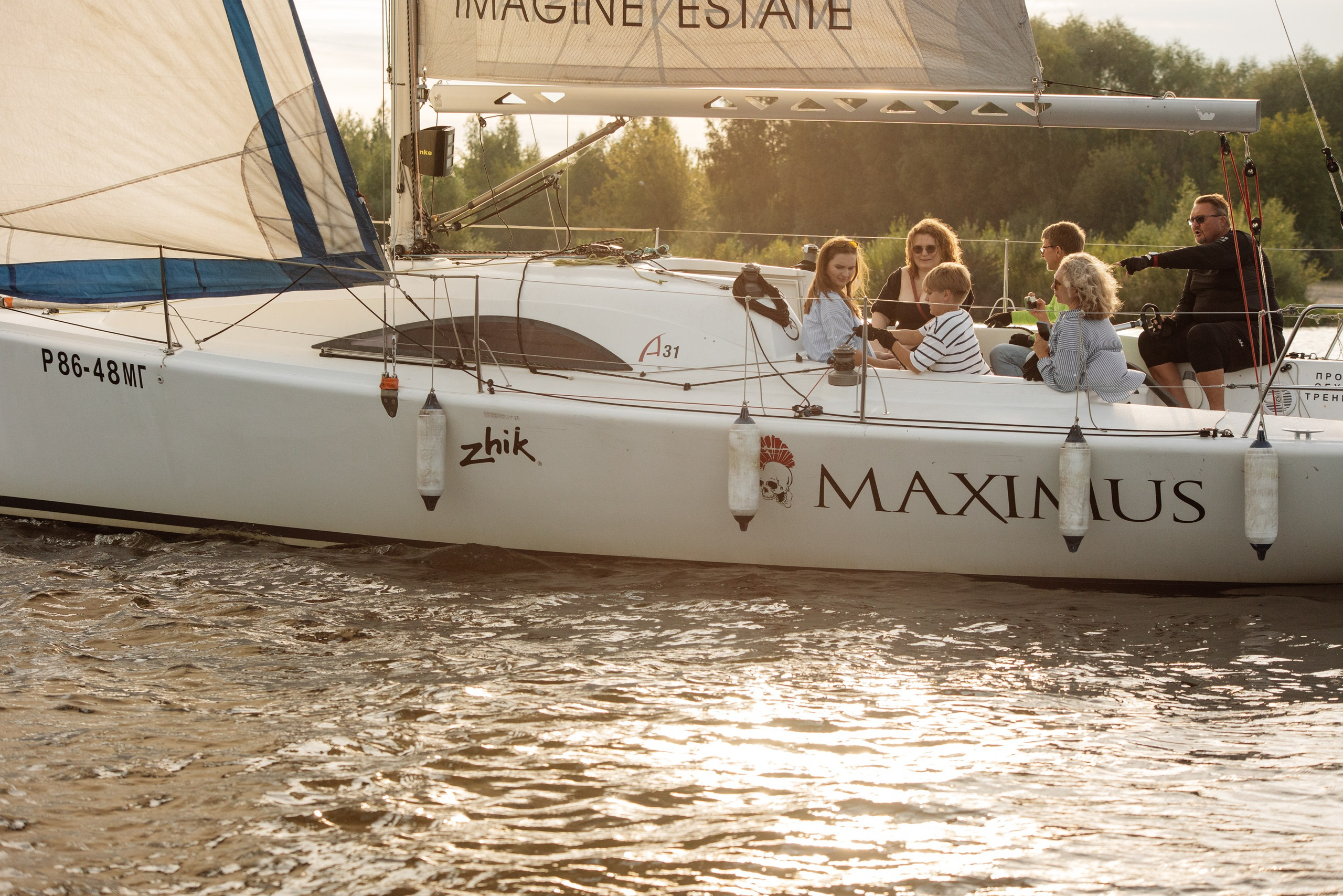 Семейная гонка. Яхты. Репортажный фотограф. Москва. Алина Ланская