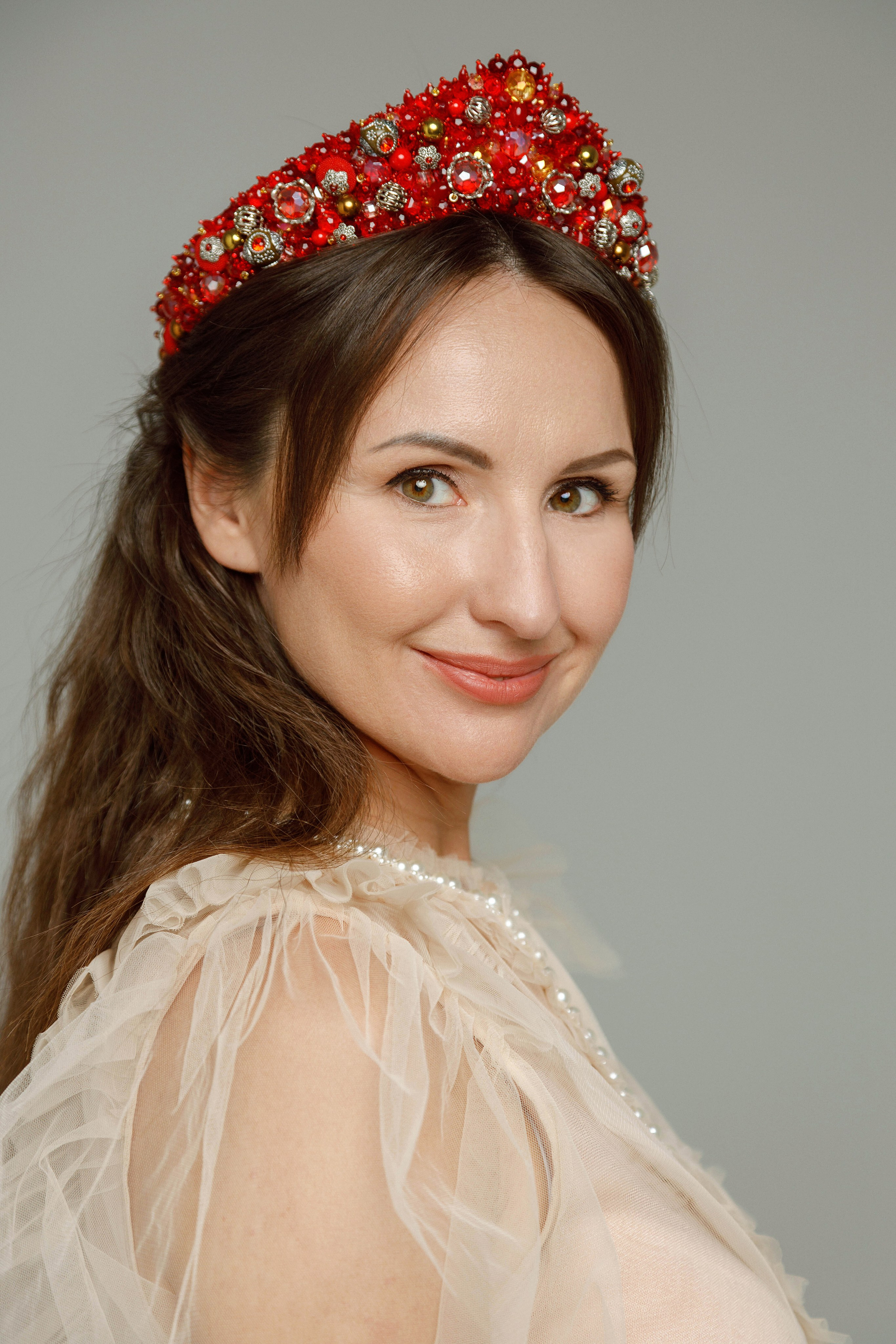 Кокошники «Патриотка». Фотограф Ксения Третьякова, Санкт-Петербург