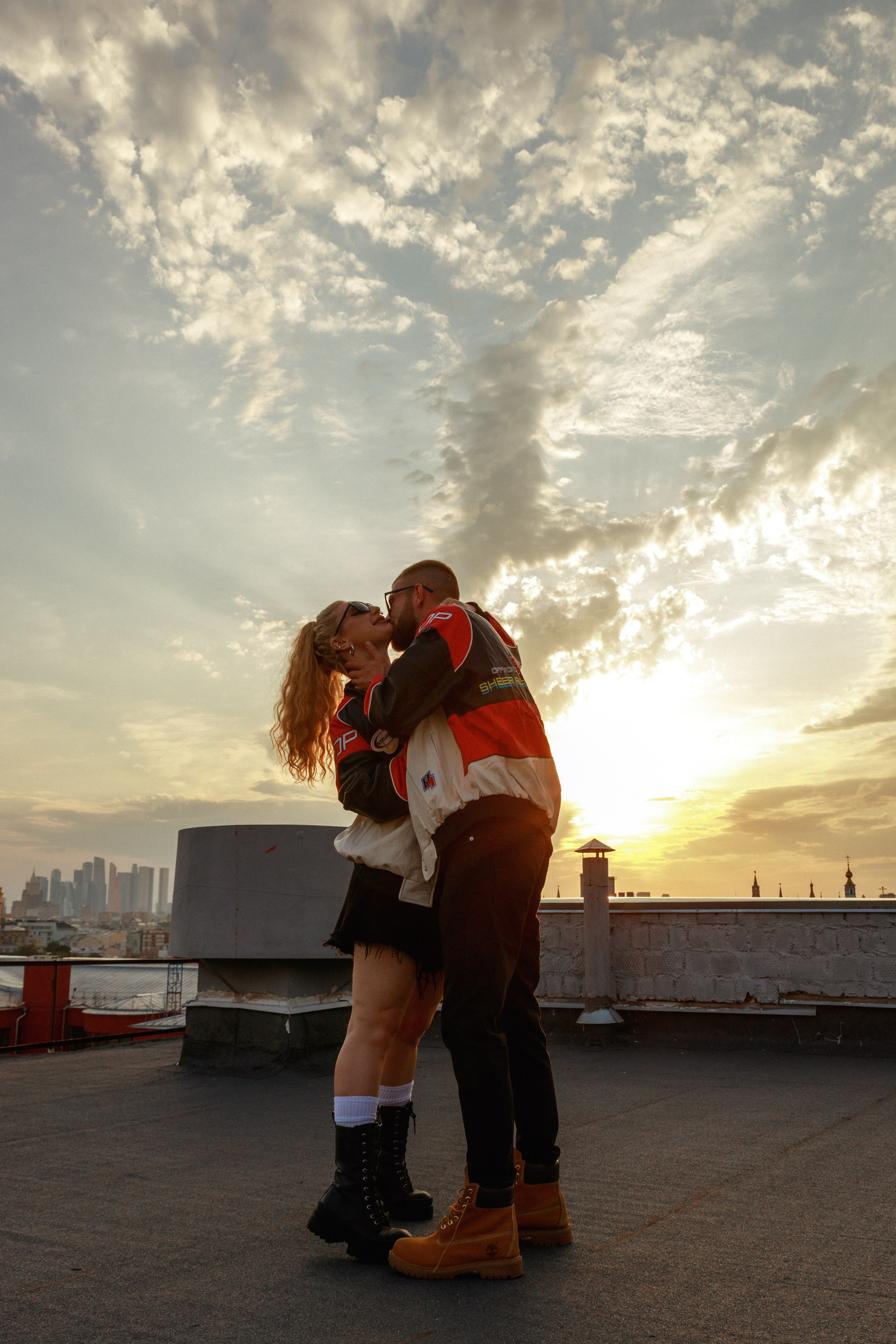 На крыше. Женский фотограф Москва, Лобня