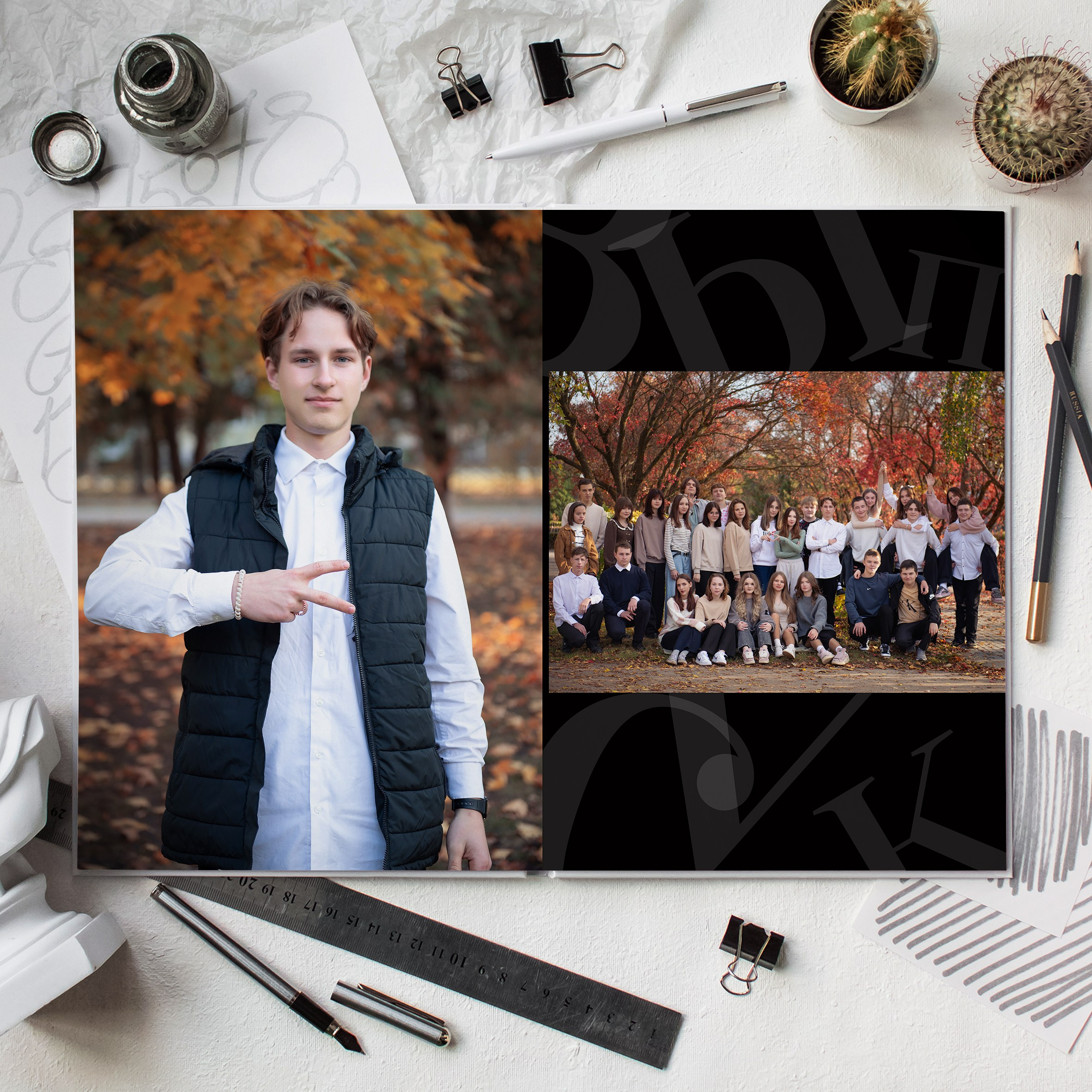 Выпускные альбомы 9-11 класс. Фотограф в Новомичуринске Наталья Малиновская