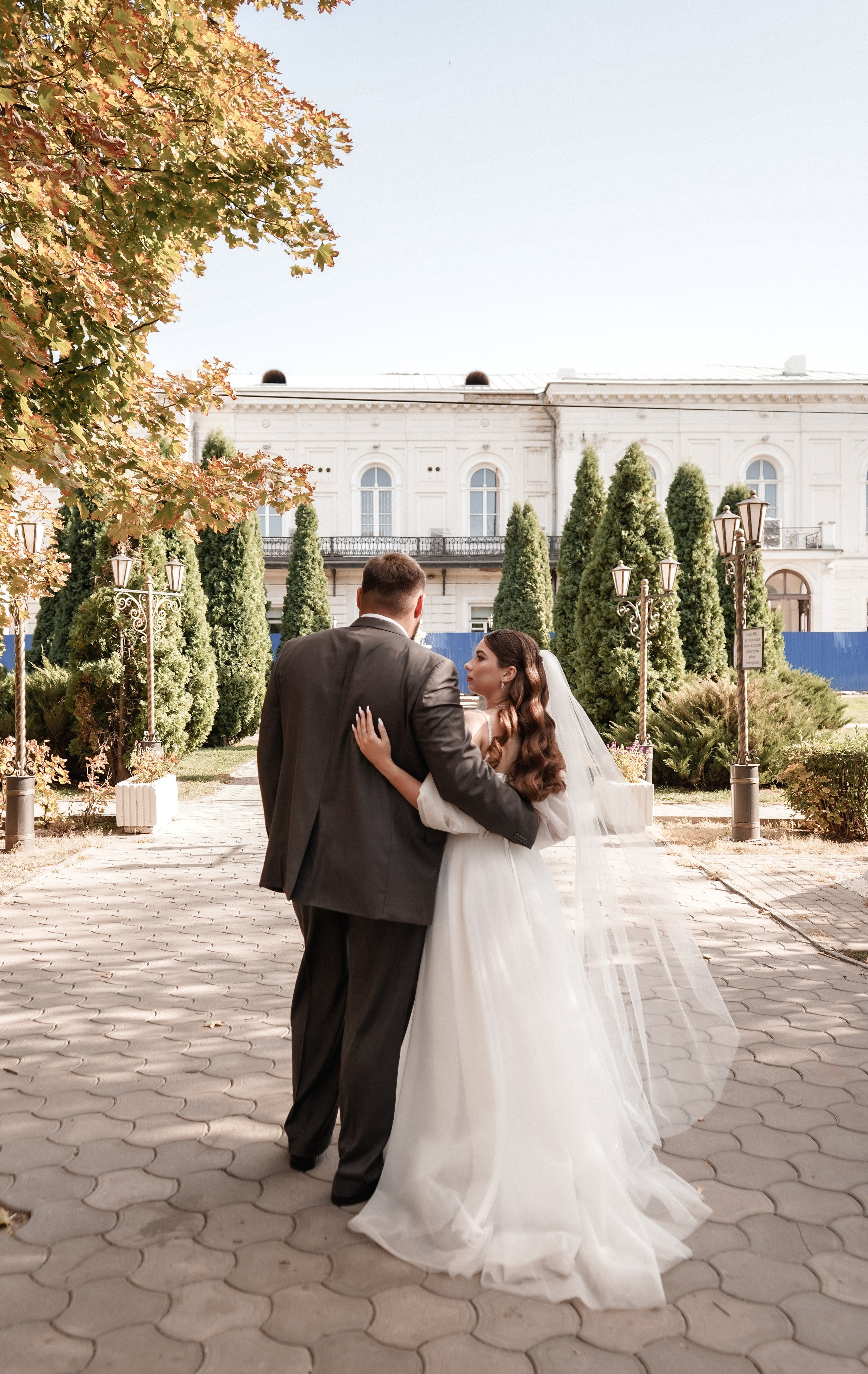 Свадебная фотосессия в Новочеркасске. Александровский парк и Вознесенский войсковой всеказачий собор. Андрей и Елена. Свадебный фотограф в Ростове-на-Дону. Таинство Крещения и Венчания, семейные фотосессии. Алёна Чёботова