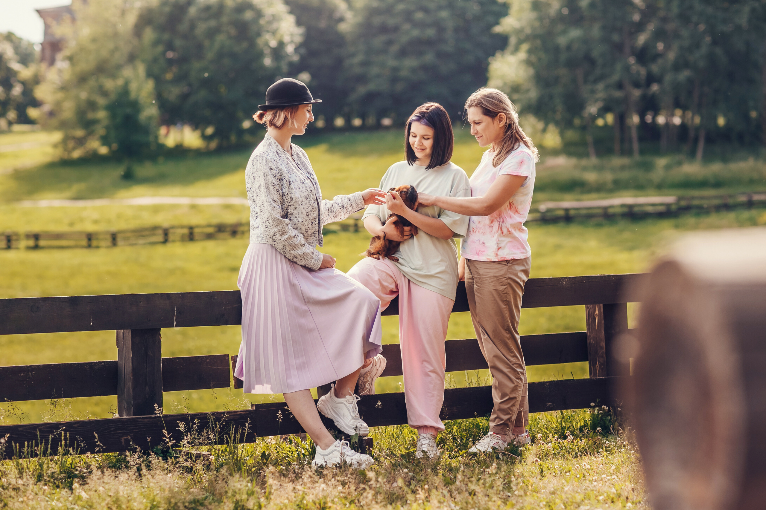 Елена, Андрей, Маша, Настя, Даша, Кирюша и Карди. Детский и семейный фотограф в Москве Анна Ипатьева