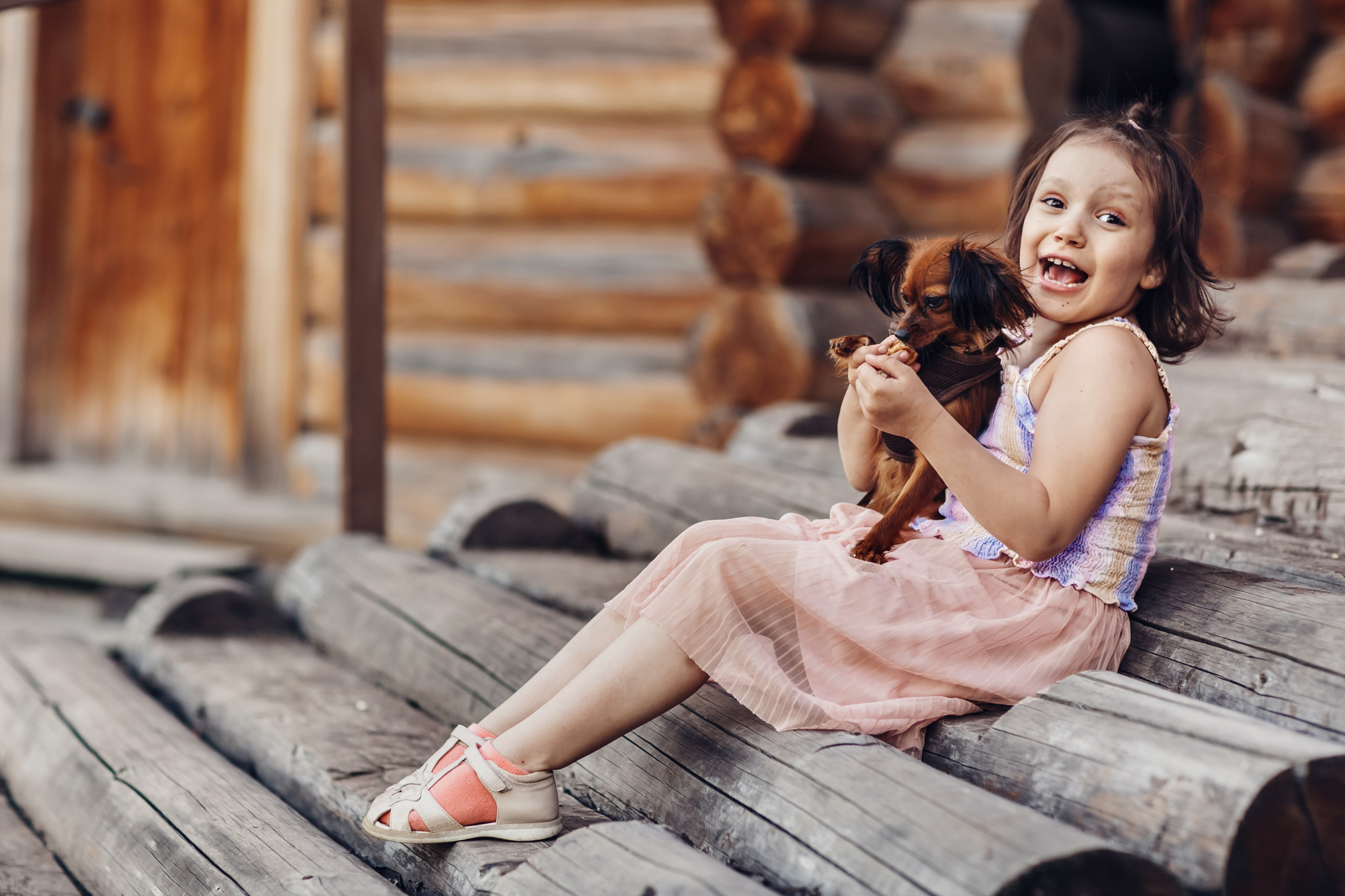 Елена, Андрей, Маша, Настя, Даша, Кирюша и Карди. Детский и семейный фотограф в Москве Анна Ипатьева