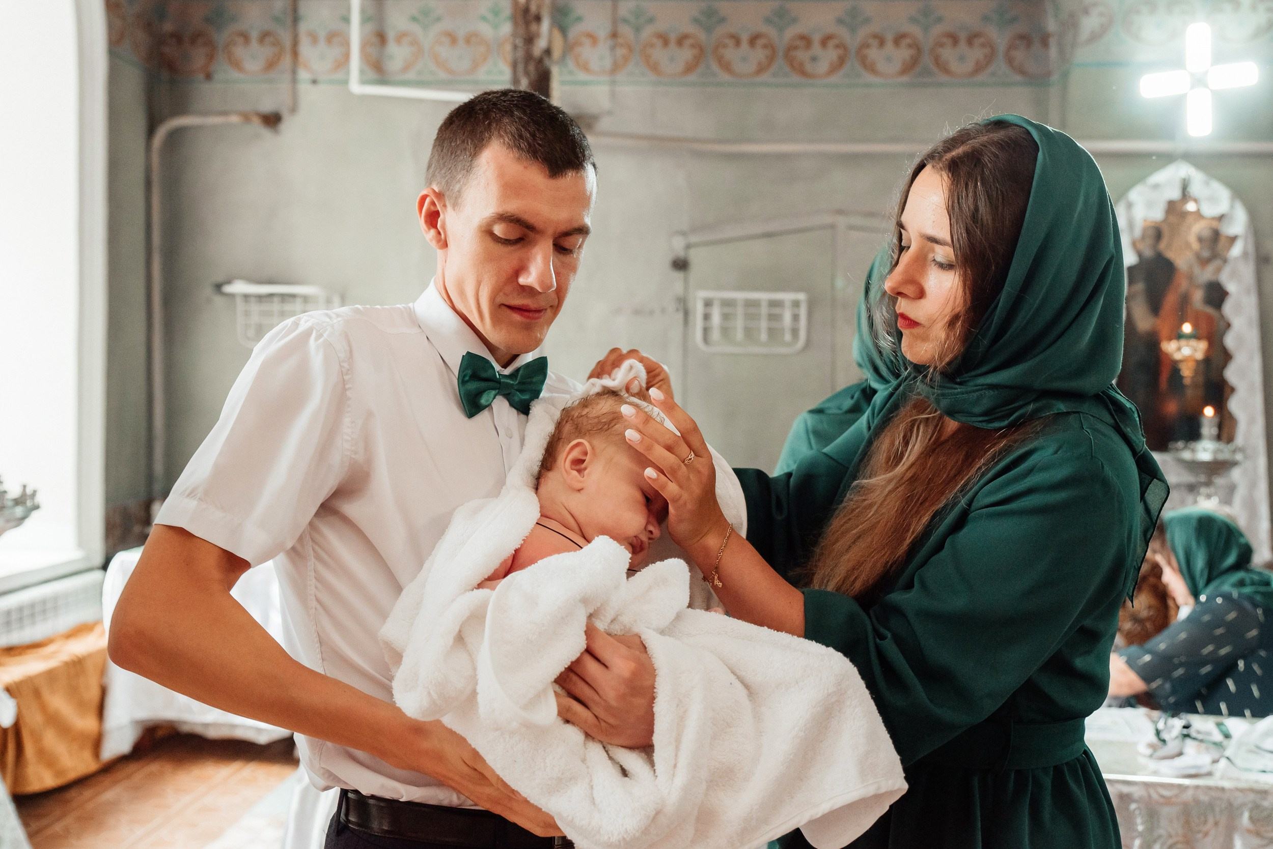 Крещение Георгия. Свадебный и семейный фотограф в Туле Анастасия Чаликова