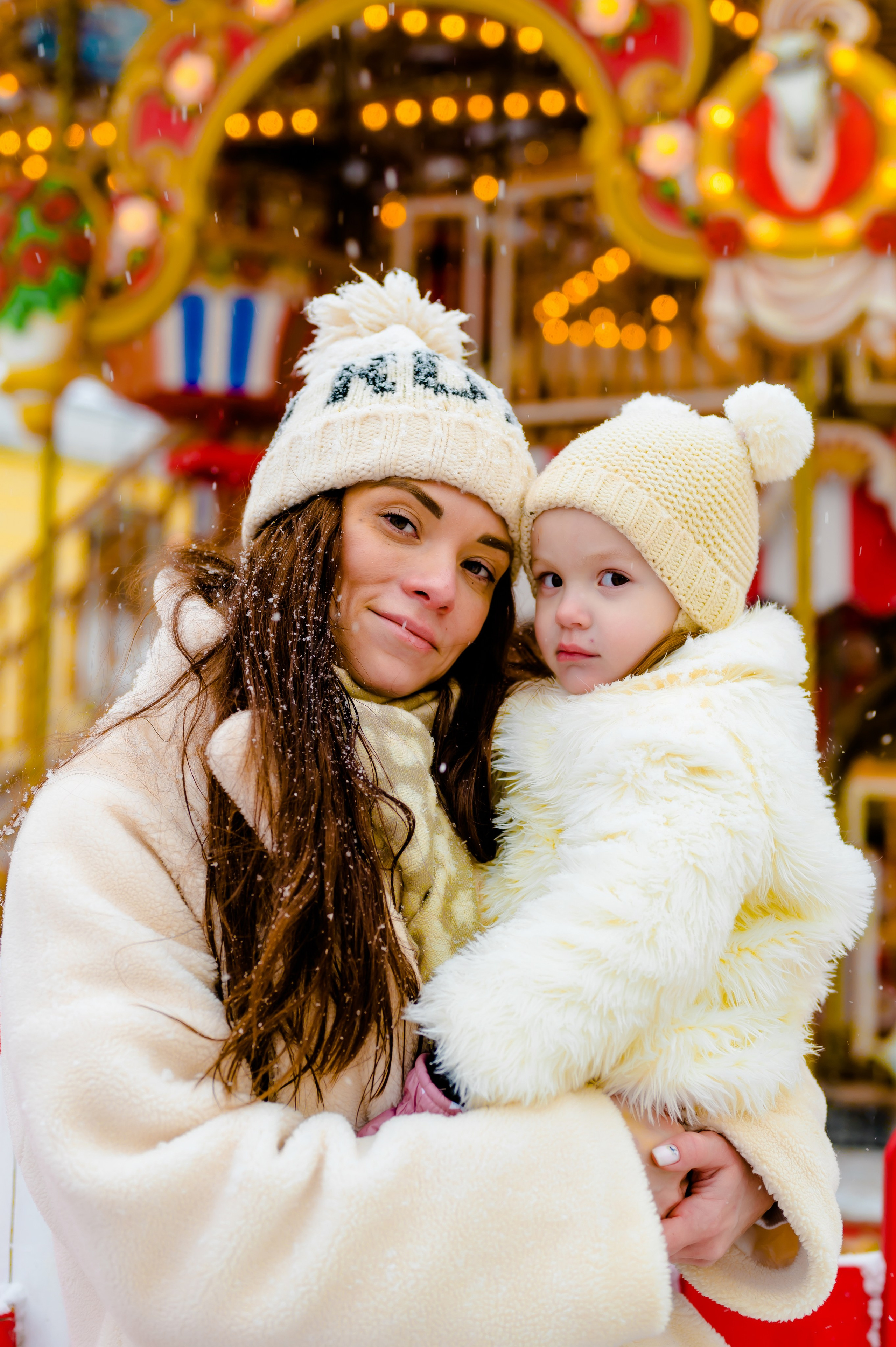 Новогодняя фотосессия на Манежной площади. Свадебный и семейный фотограф Евгения Кононова