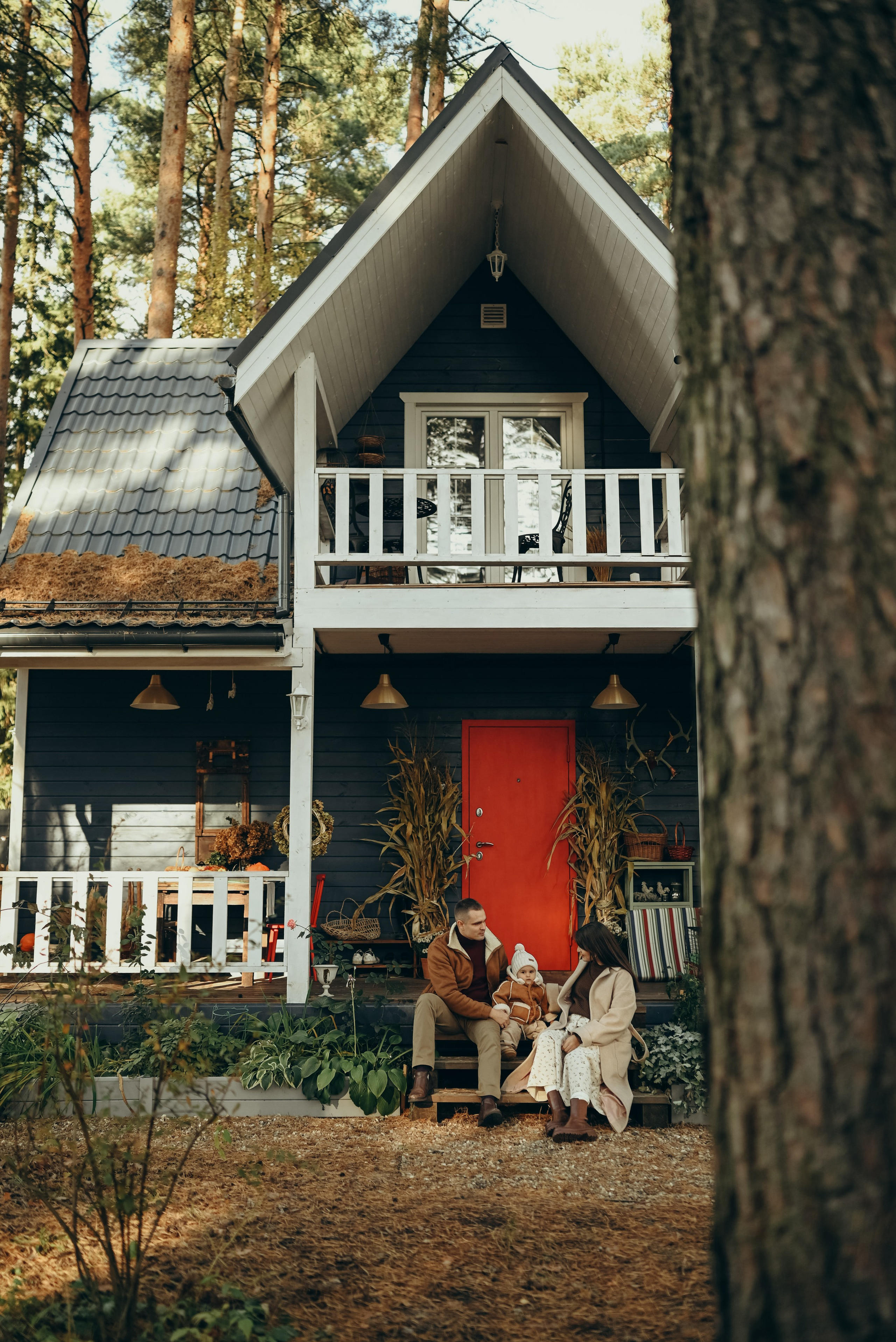 Дача осенью. Семейный фотограф в Москве Люберцах Ирина Вронская