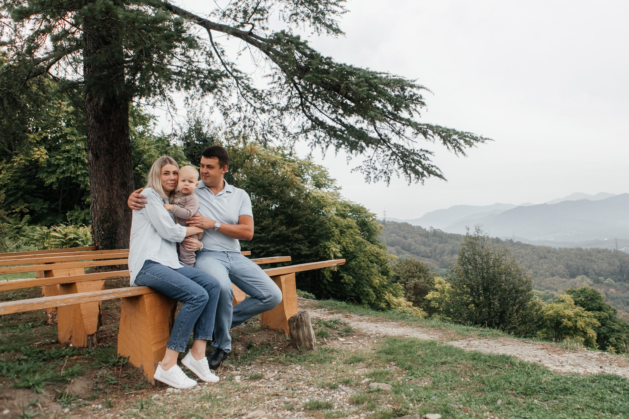 Семейная фотосессия на чайной плантации. Фотограф в Москве Дмитрий Жарков