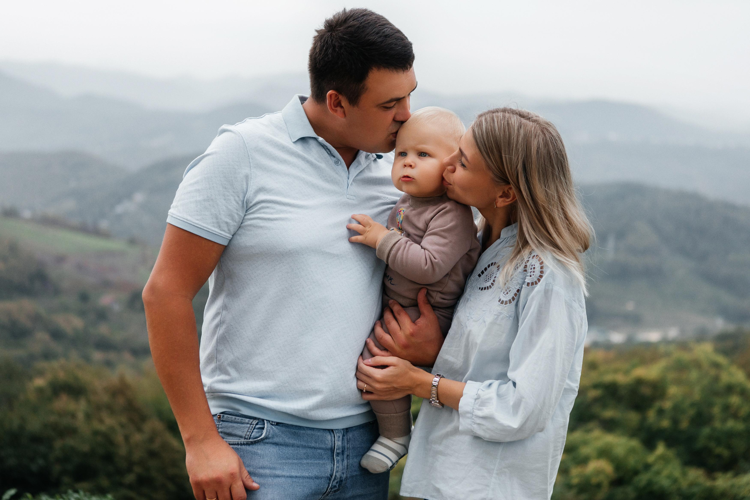 Семейная фотосессия на чайной плантации. Фотограф в Москве Дмитрий Жарков