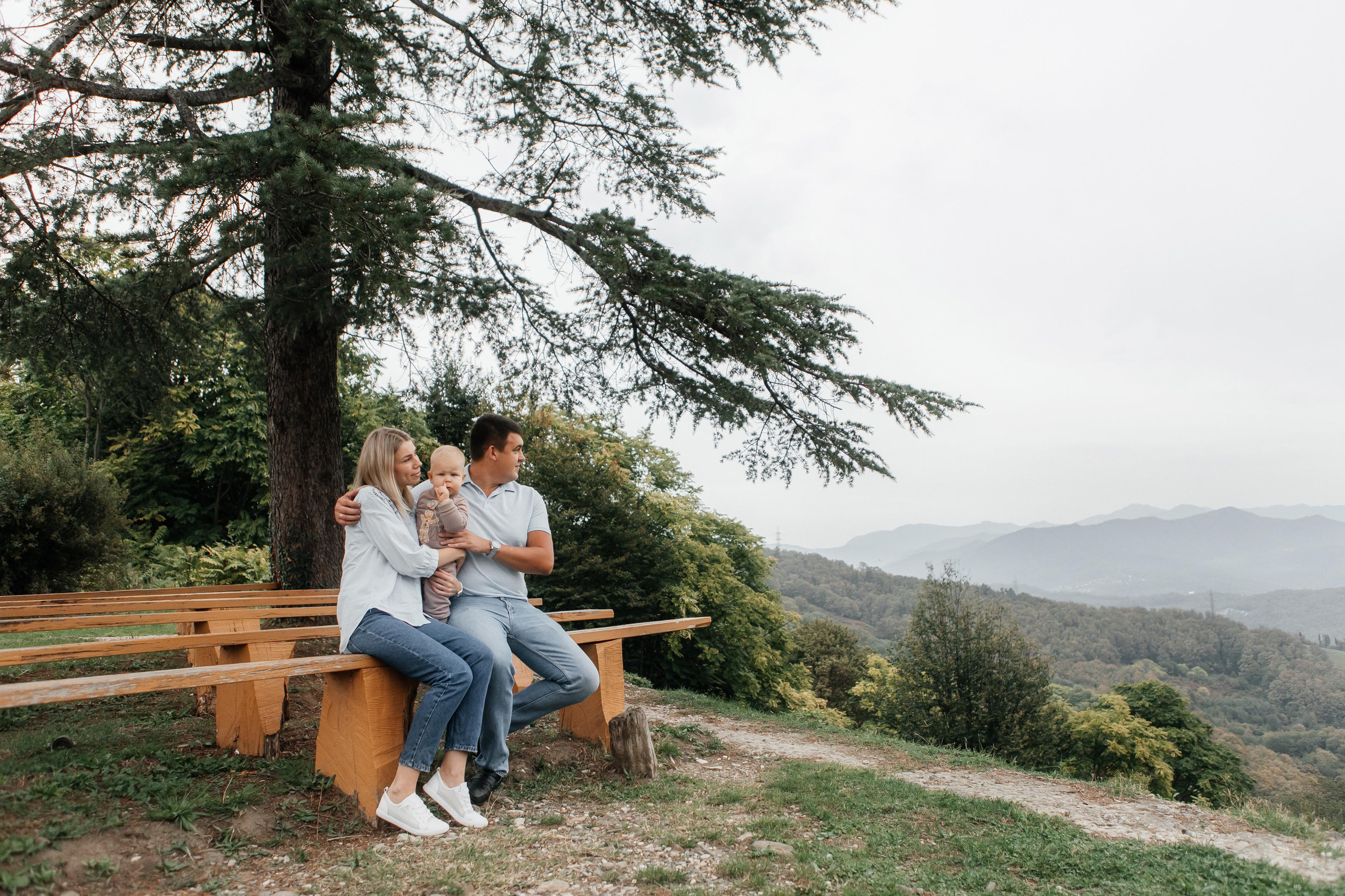 Семейная фотосессия на чайной плантации. Фотограф в Москве Дмитрий Жарков