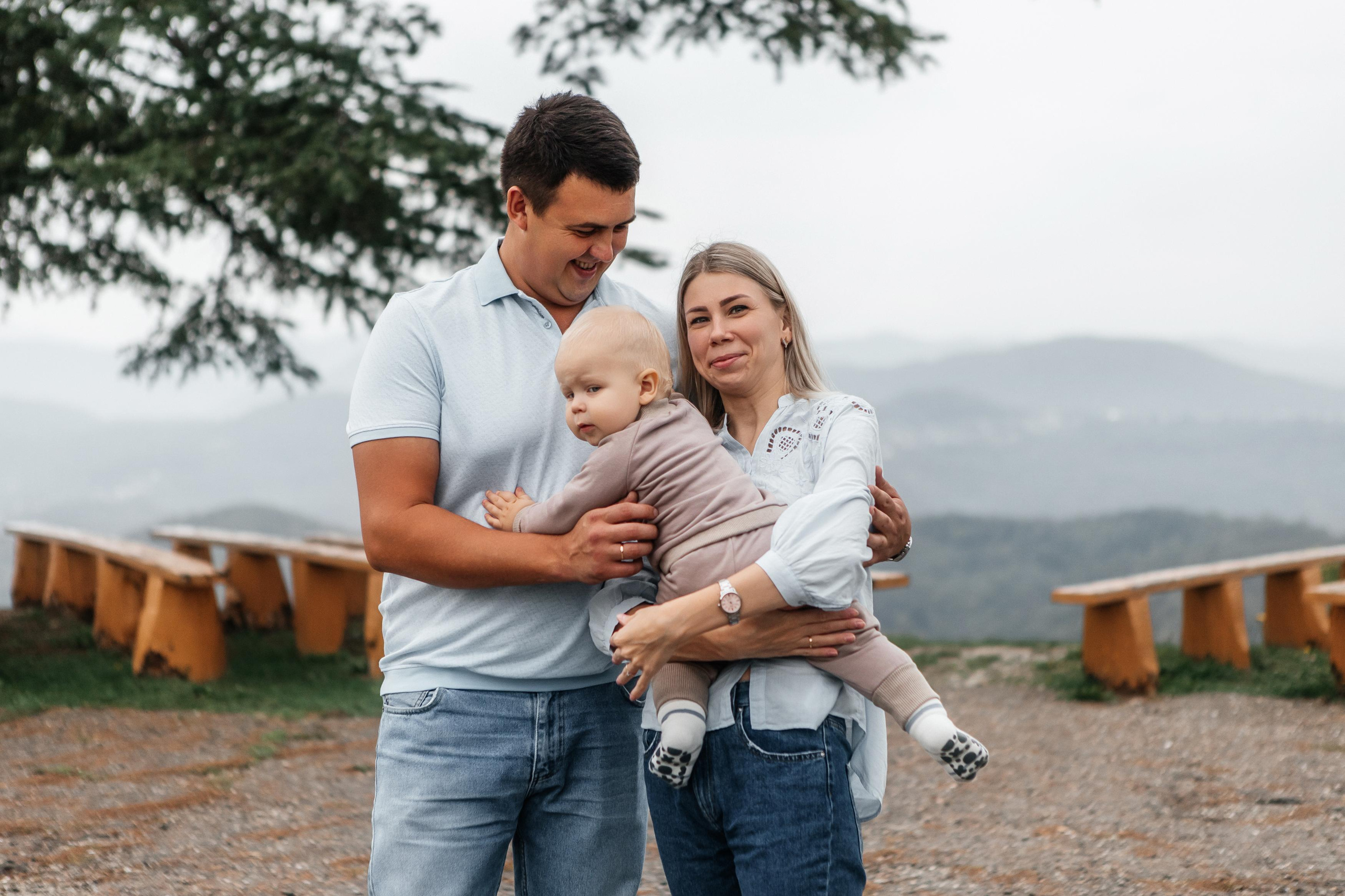 Семейная фотосессия на чайной плантации. Фотограф в Москве Дмитрий Жарков